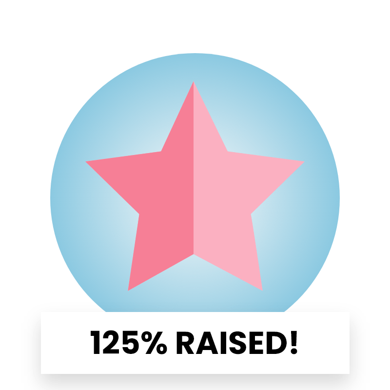 125% raised achievement unlocked