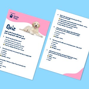 Image of a Make Every Cuppa Count quiz pictured on a blue background.