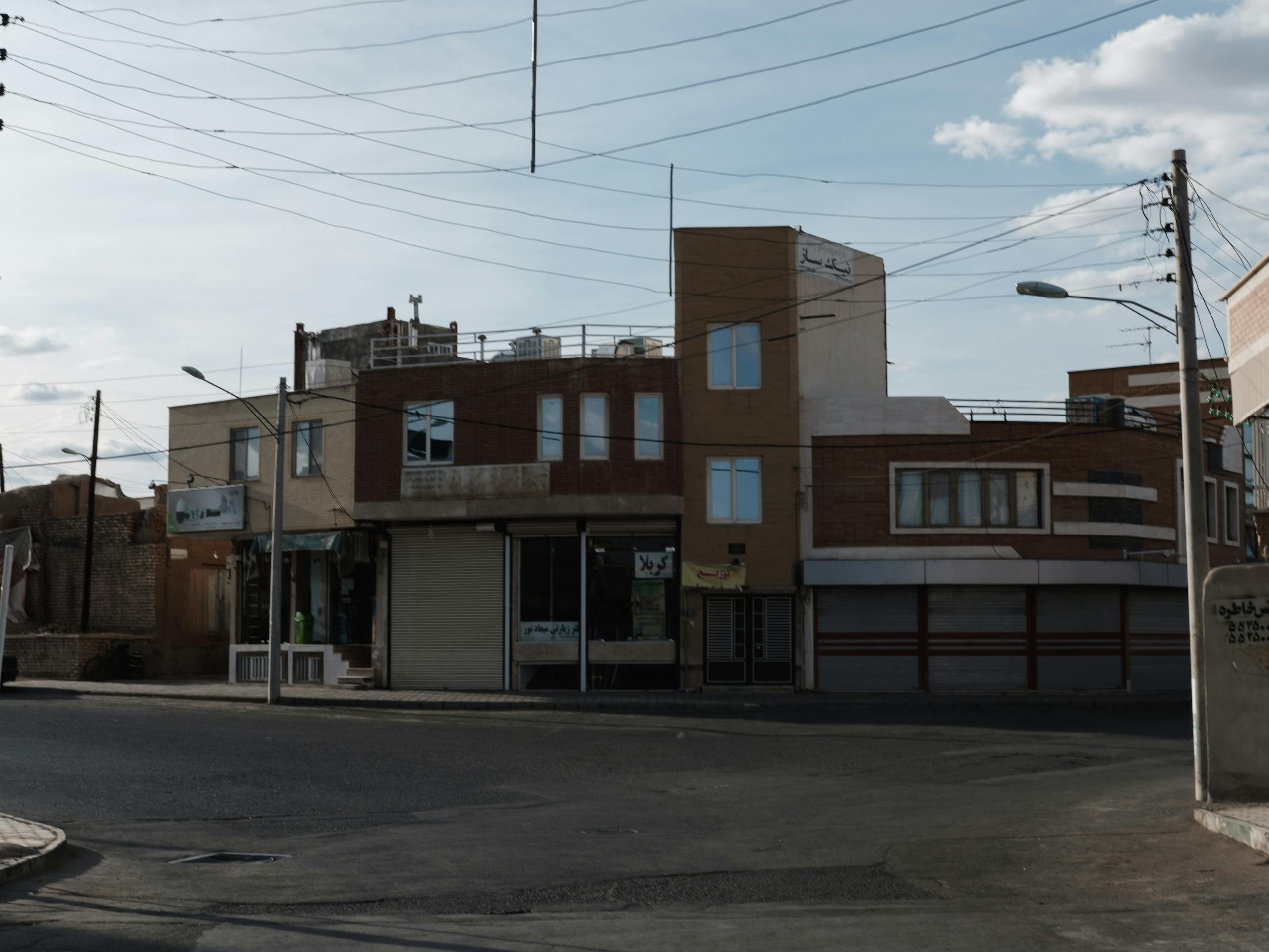 Streetscape in the regional city of Kashan Iran. November 2018 Photograph: Guido van Helten