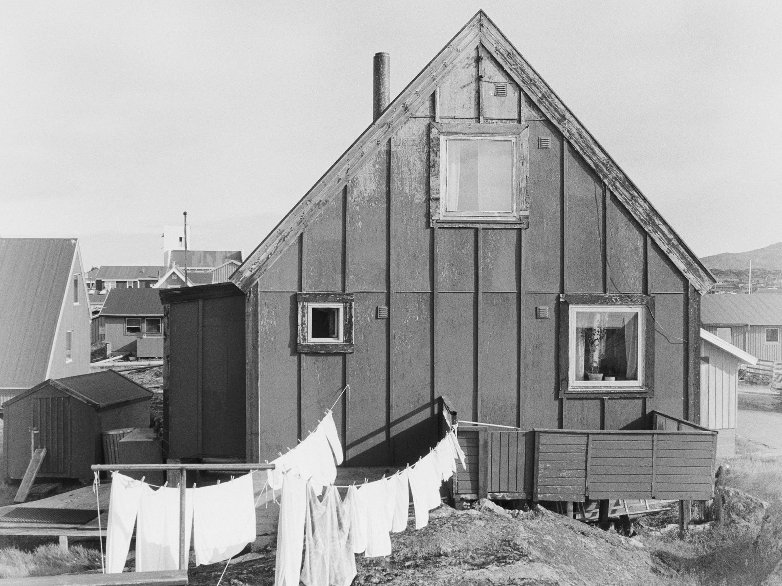 Traditional Greenlandic House, Greenland. September 2014 Photograph: Guido van Helten