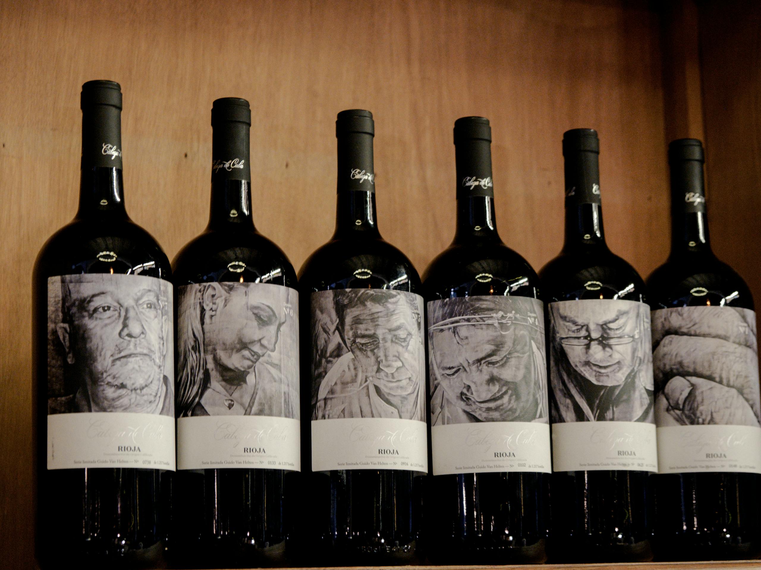 GUIDO VAN HELTEN COLLECTION bottles Magnum de Solar de Samaniego Crianza 2016 DOCa Rioja Photograph: Guido van Helten