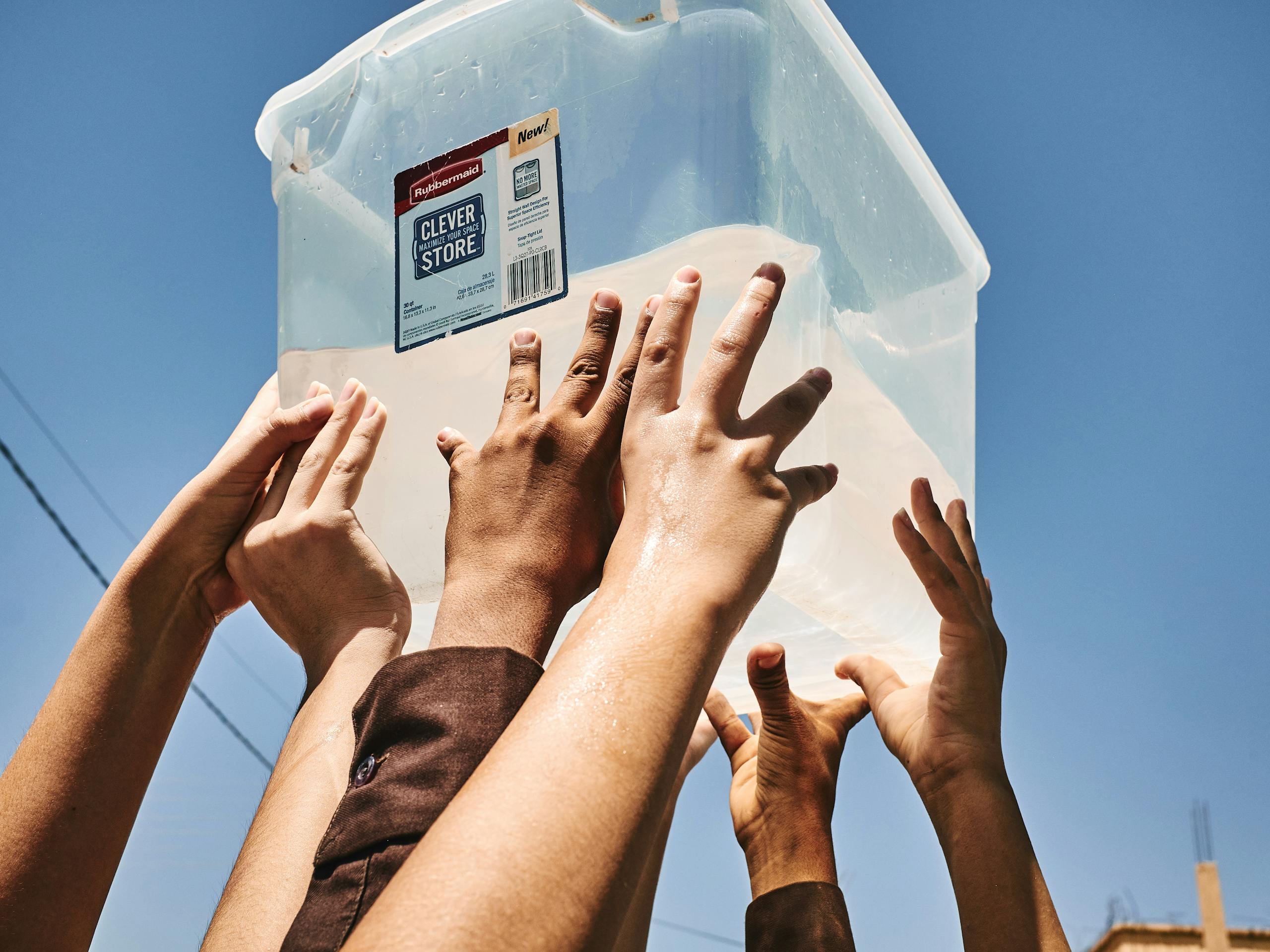 Workshop at Makani School, Azraq, Jordan. August 2019 Photograph: Guido van Helten