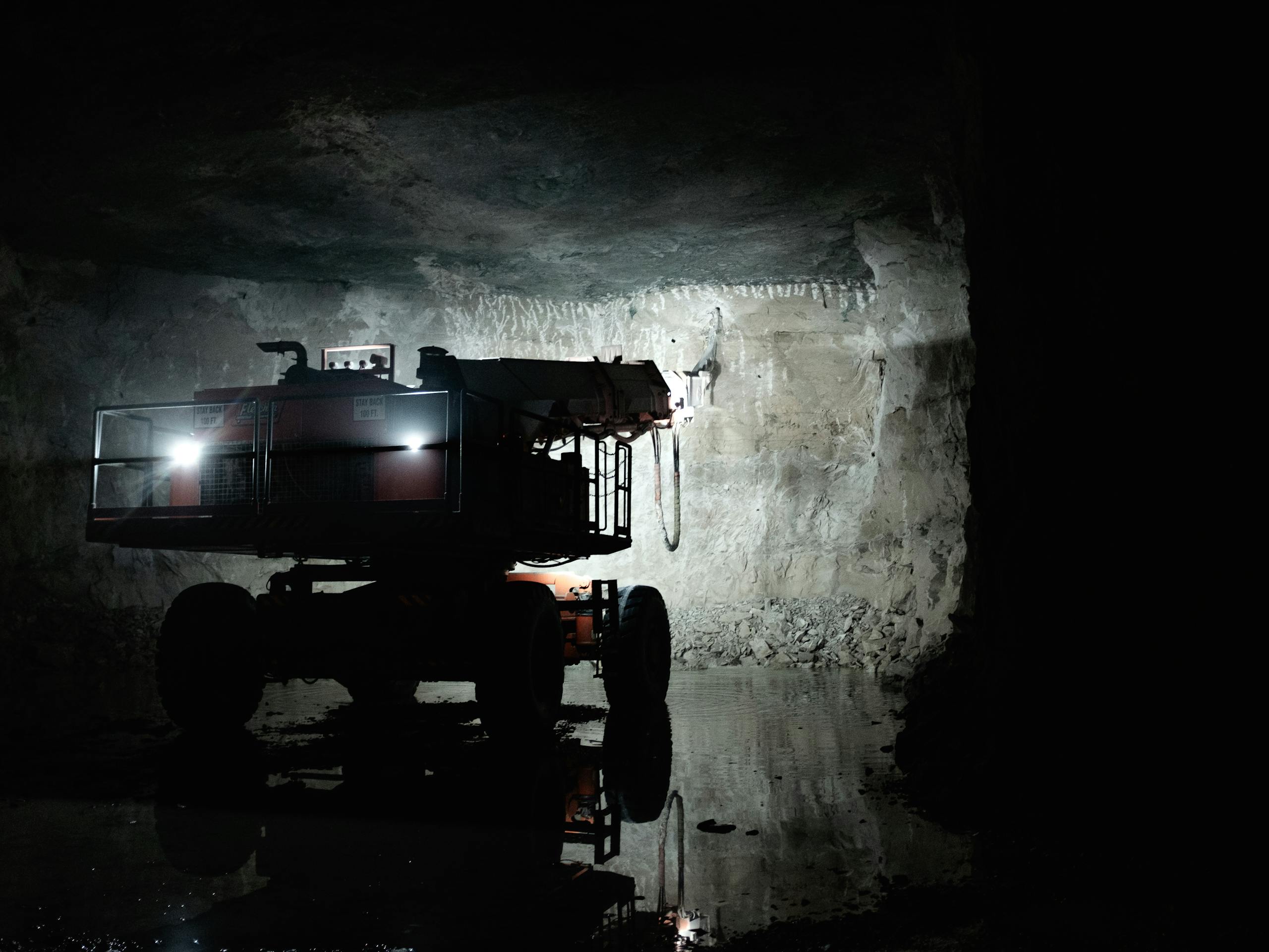 Martin Marietta Mine. Fort Dodge, Iowa, USA. September 2018 Photograph: Guido van Helten