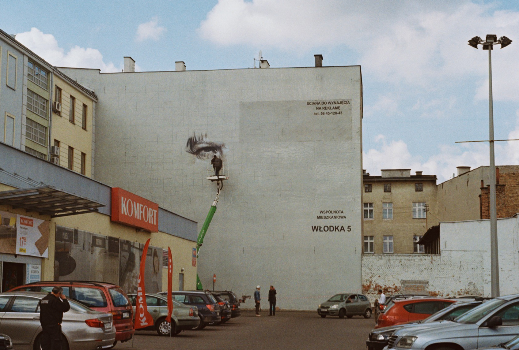Work in progress, Grudziadz, Poland. May 2016 Photograph: Bartek Błędowski