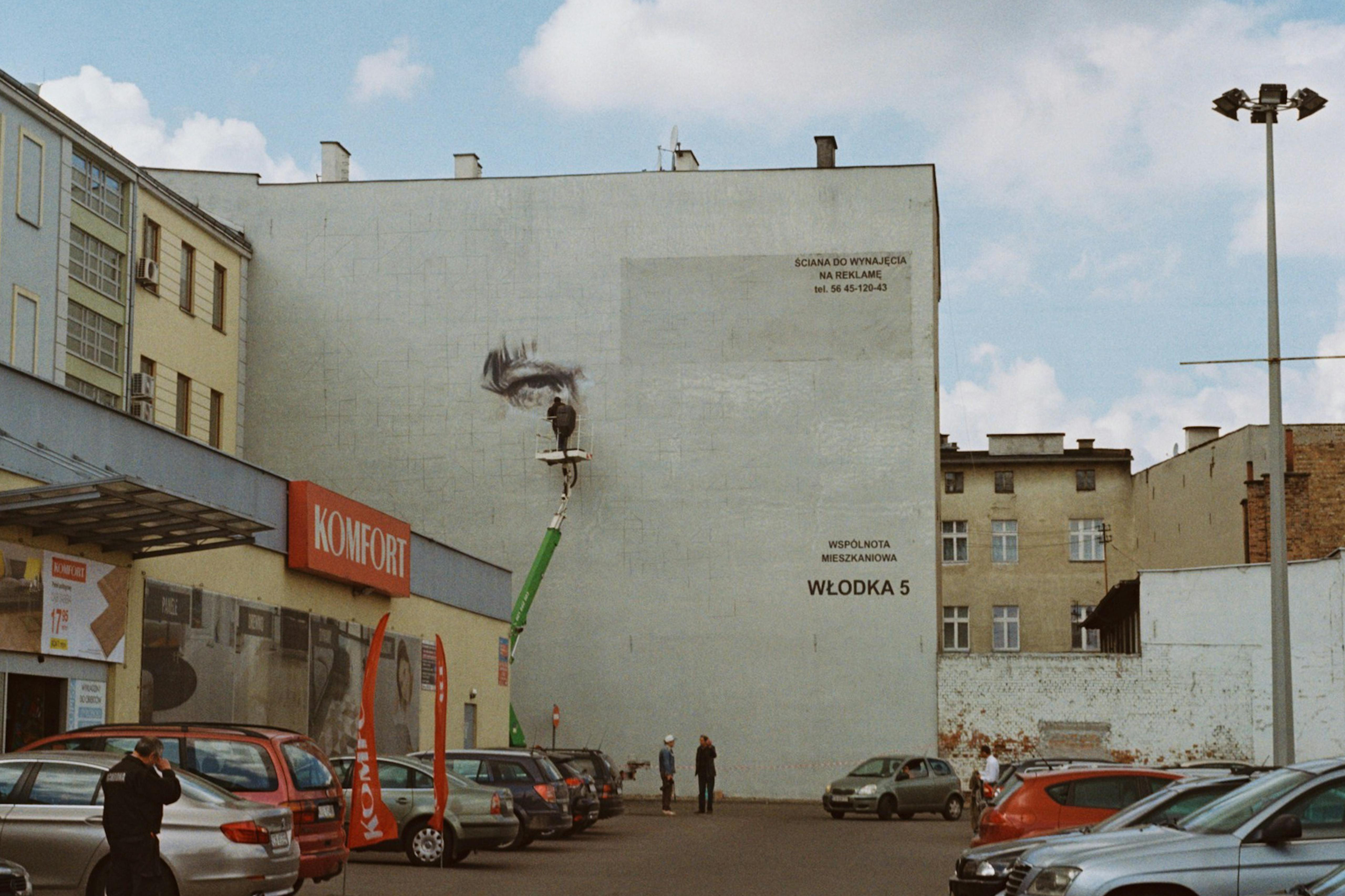 Work in progress, Grudziadz, Poland. May 2016 Photograph: Bartek Błędowski