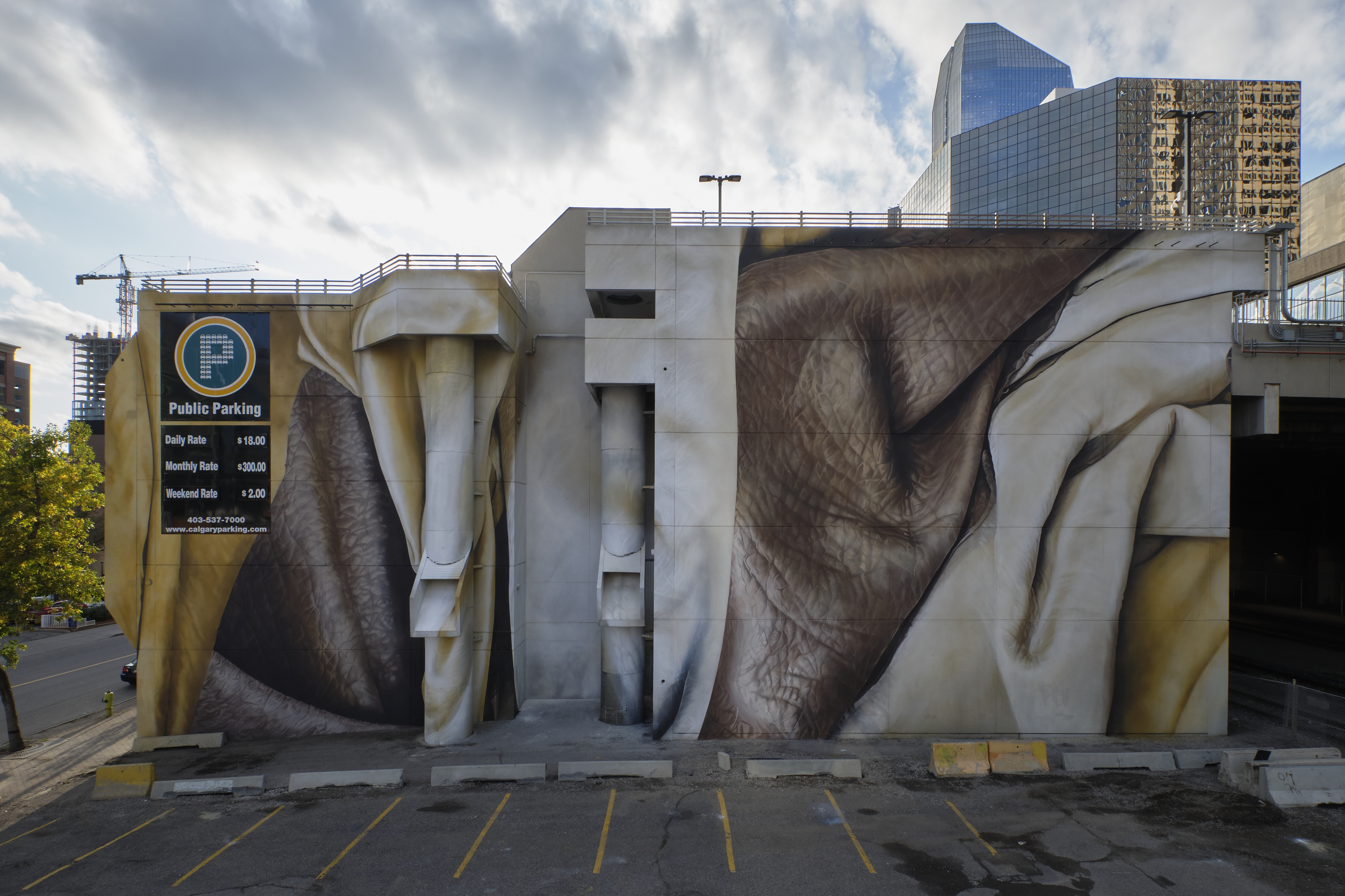 After Beltline District - Downtown Calgary, Alberta, Canada. September&nbsp;2019 Photograph: Guido van Helten