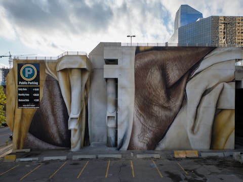 After Beltline District - Downtown Calgary, Alberta, Canada. September 2019 Photograph: Guido van Helten