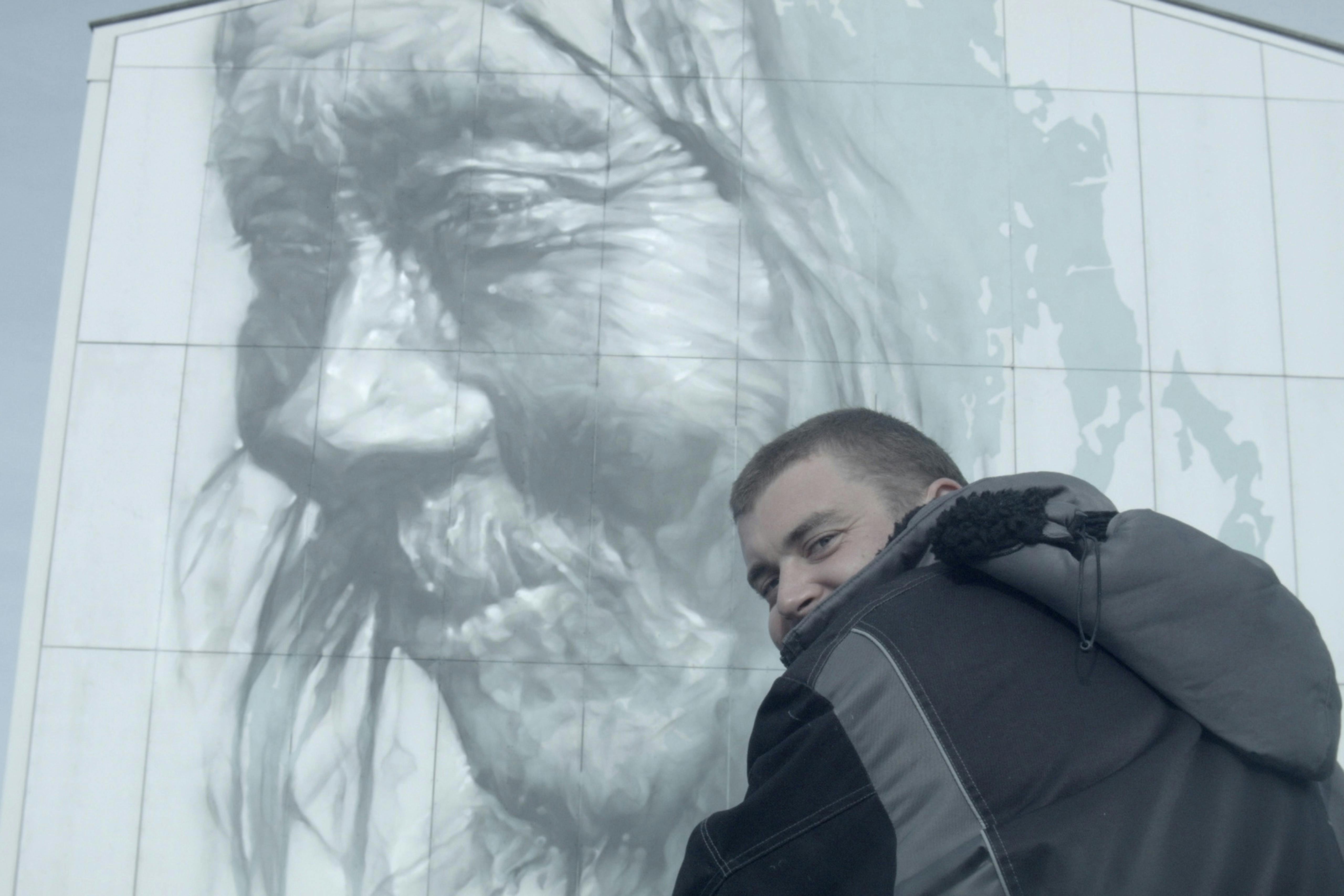 Finished Mural Nuuk, Greenland. September 2014 Photograph: Ari Rannveigarson