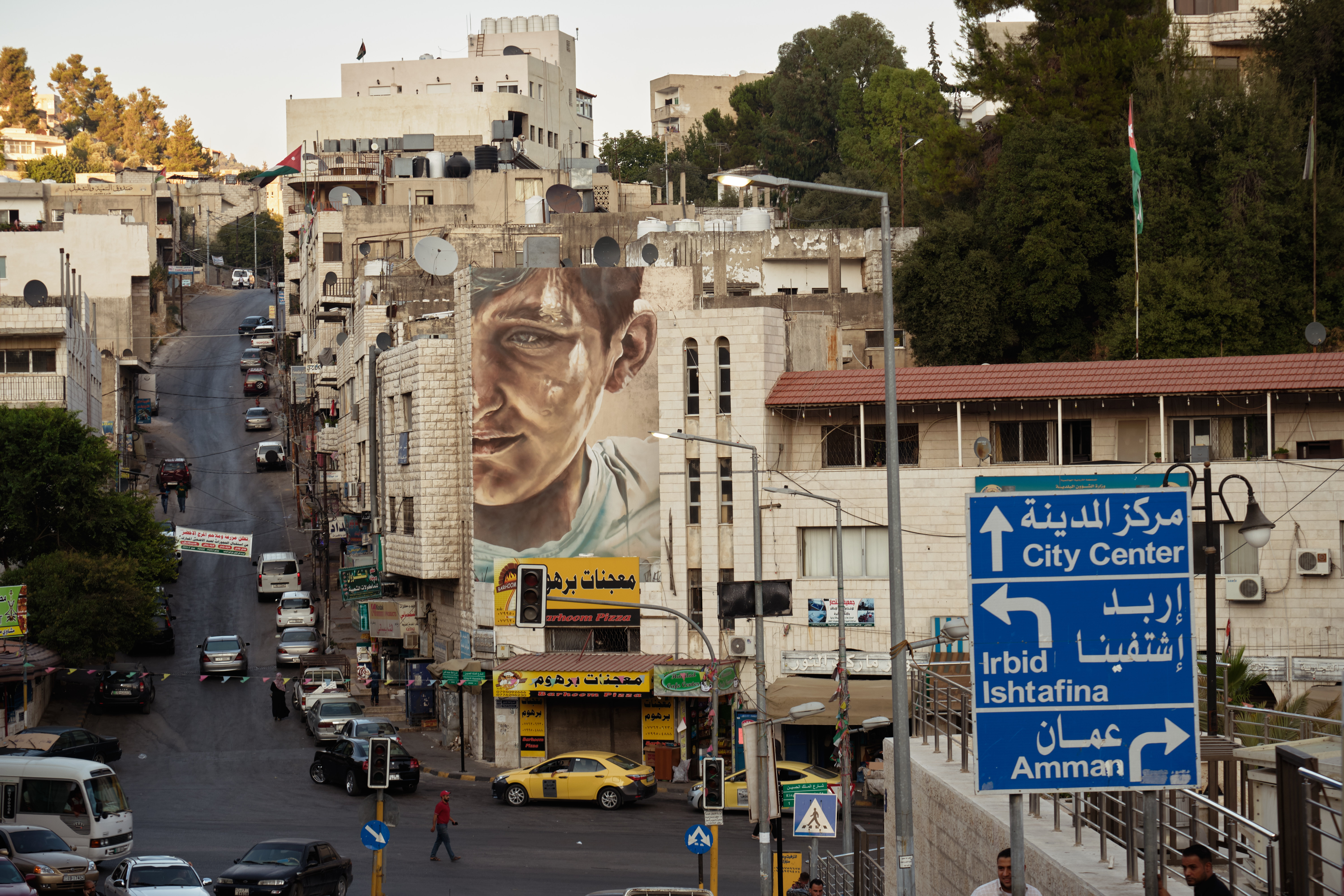 Hold Water II, Ajloun, Jordan. August 2019 Photograph: Guido van Helten