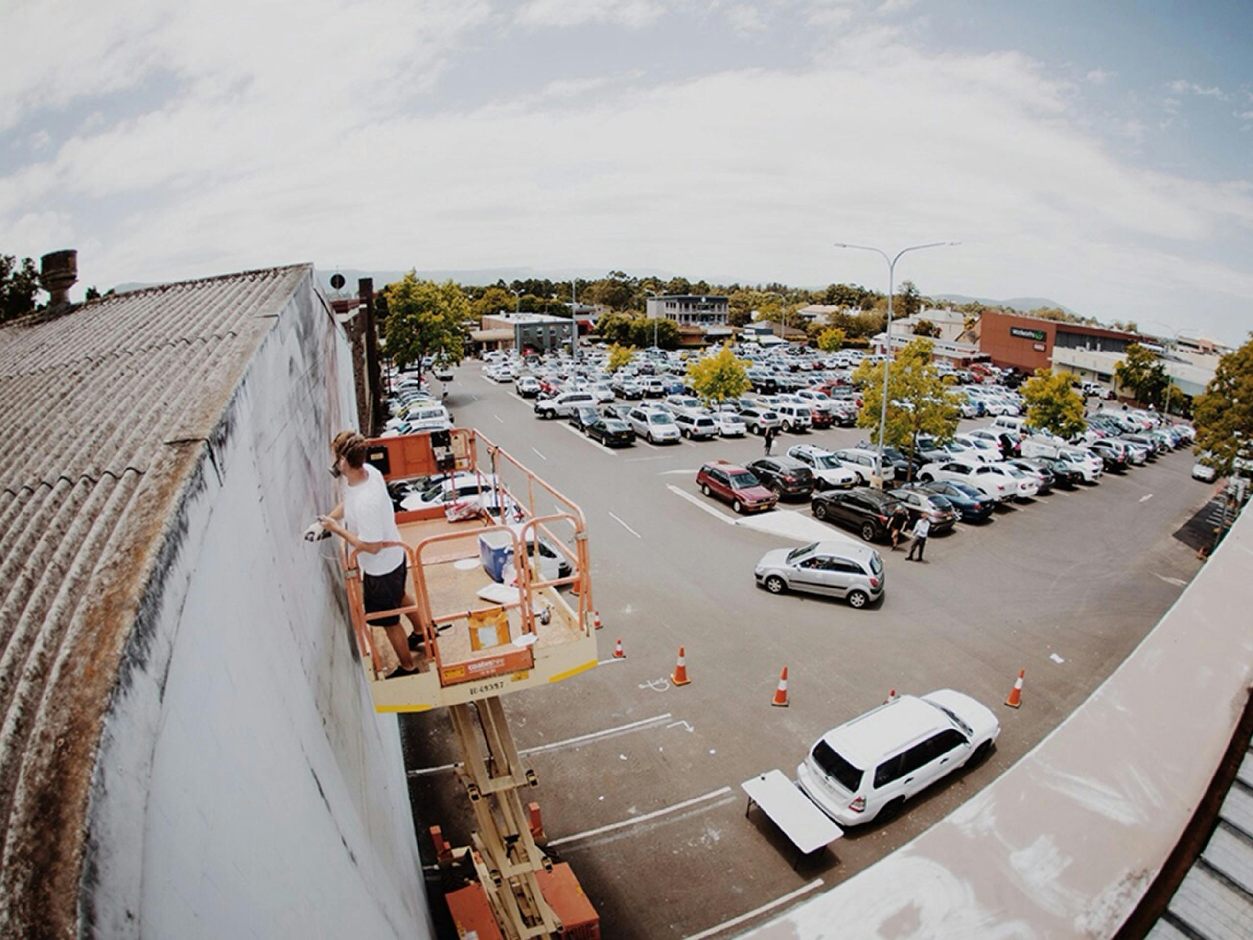 Work in Progress Nowra, New South Wales, Australia. December 2014 Photograph: Guido van Helten