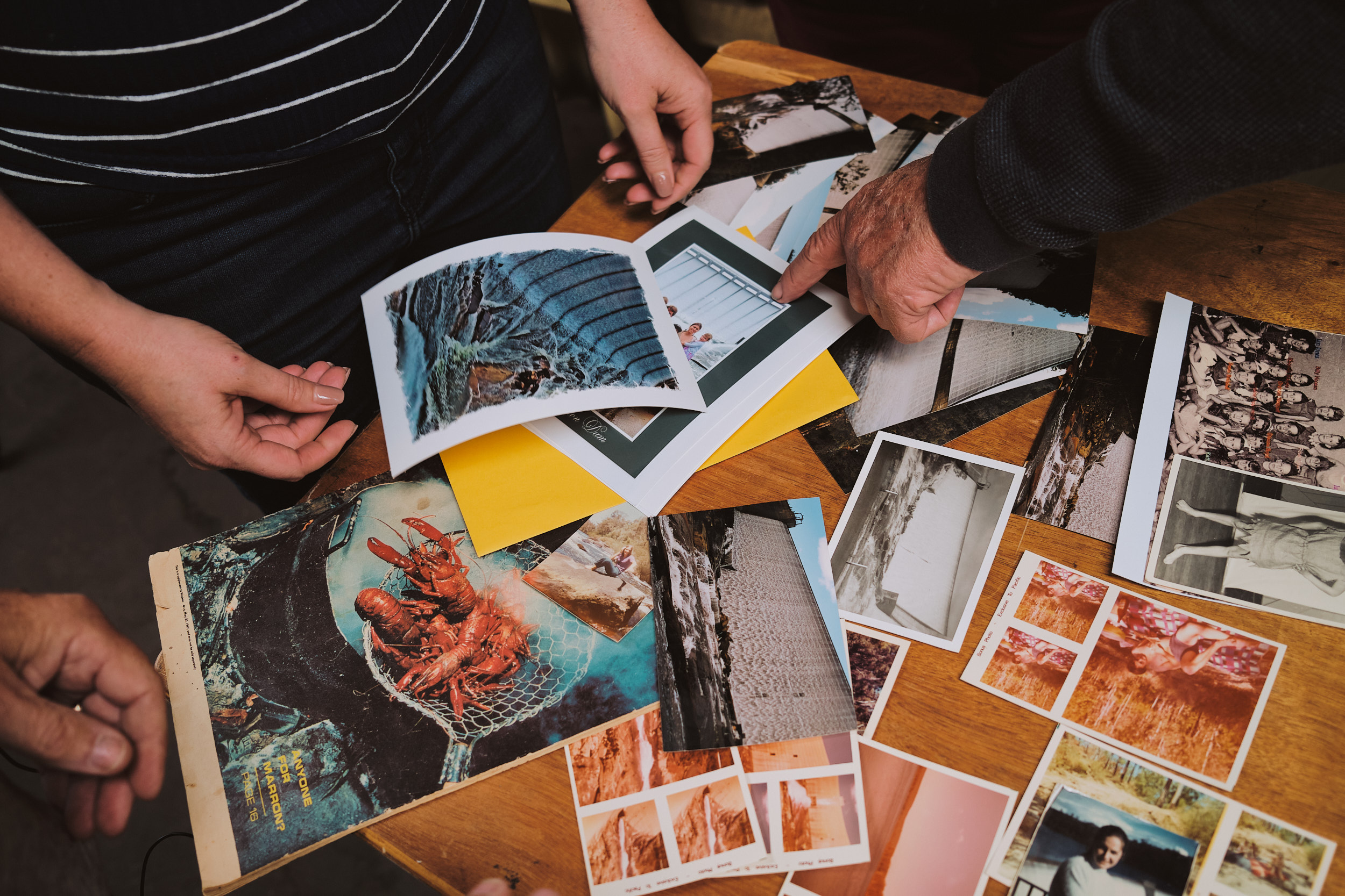 Photo submissions at the Collie Museum, Western Australia, September 2020 Guido van Helten