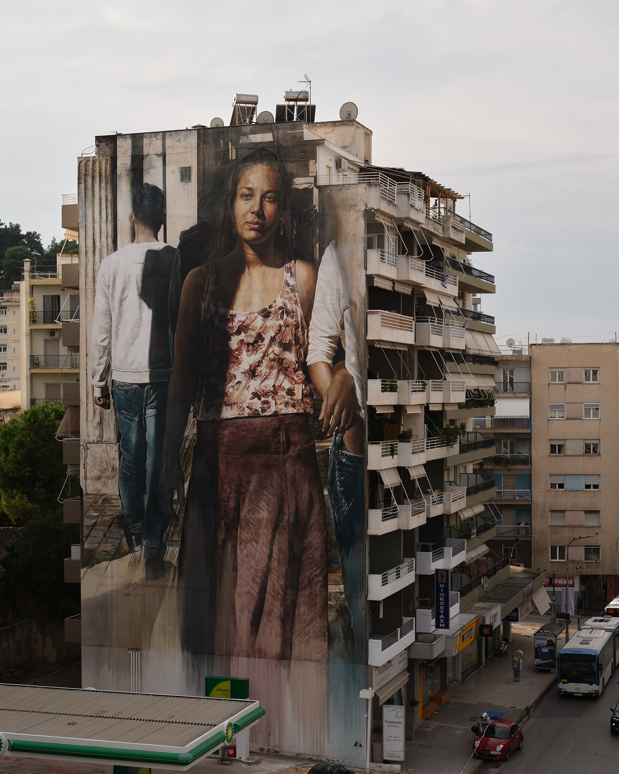 ArtWalk Festival 6, Patras, Greece. November 2021 Photograph: Guido van Helten