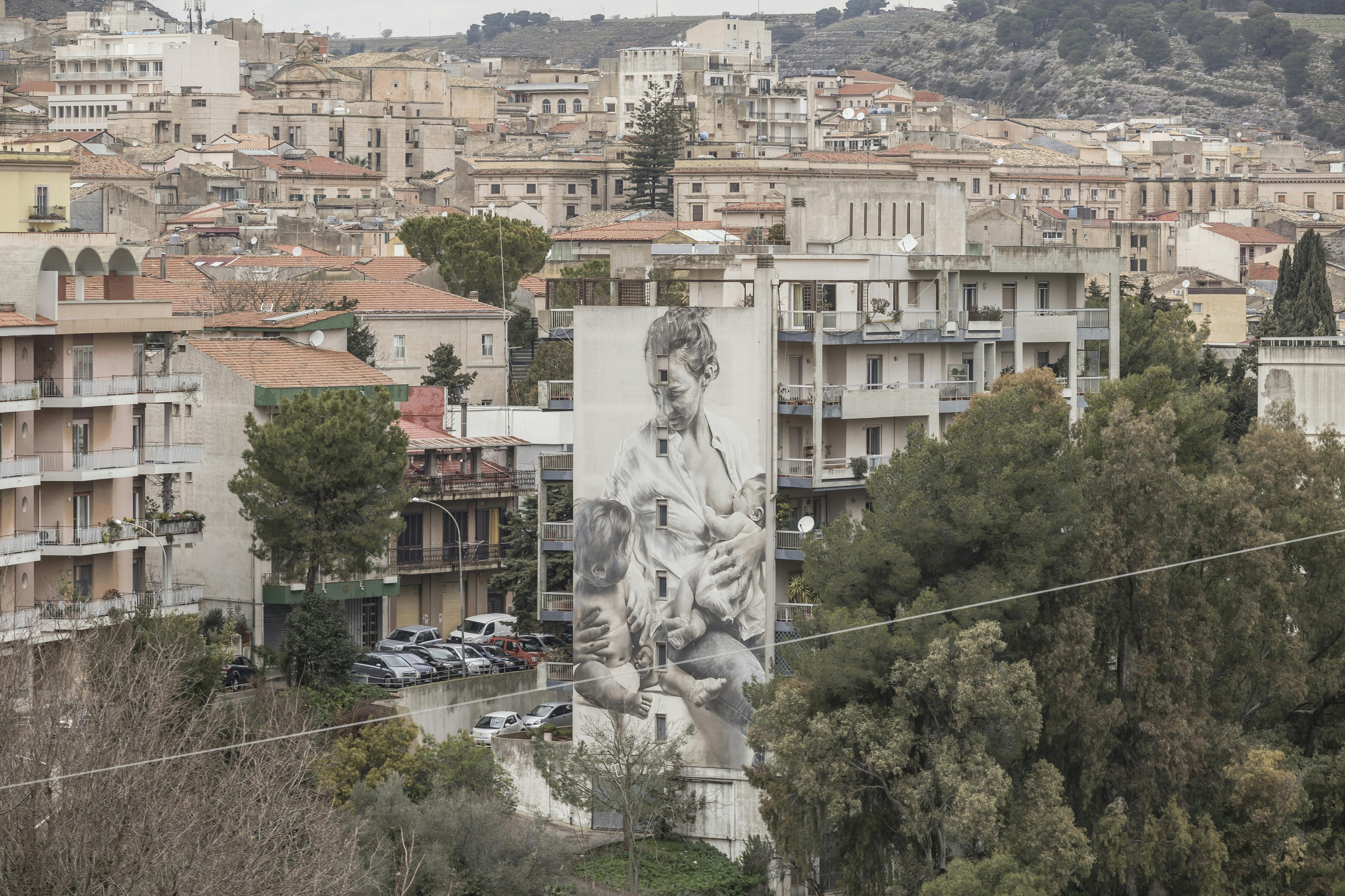 Una Madre Siciliana. Ragusa, Sicily, Italy February 2019 Photograph: Marcello Bocchieri