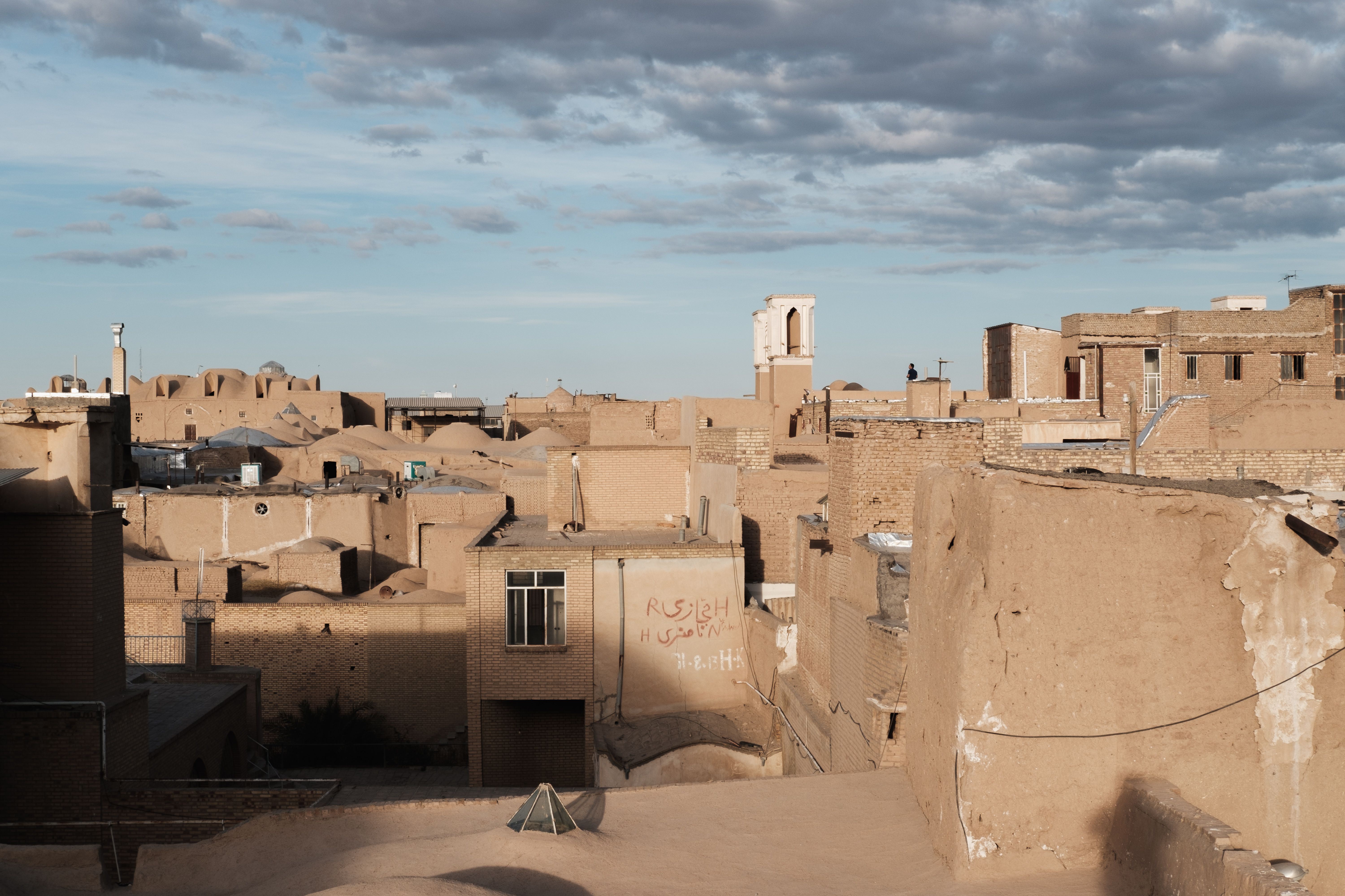 Skyline of Kashan Iran. November 2018 Photograph: Guido van Helten