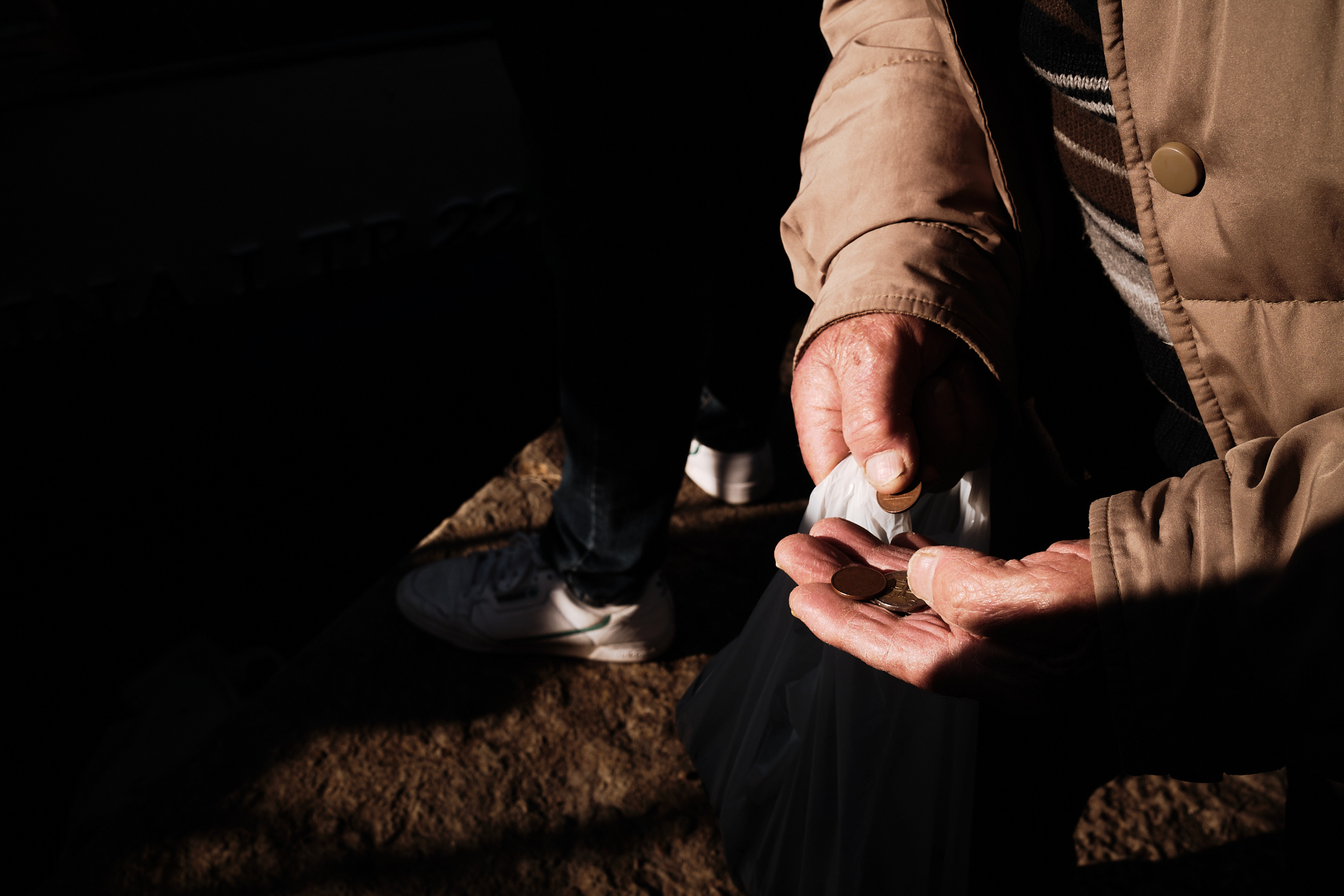 Trapani fish market Sicily. January 2022