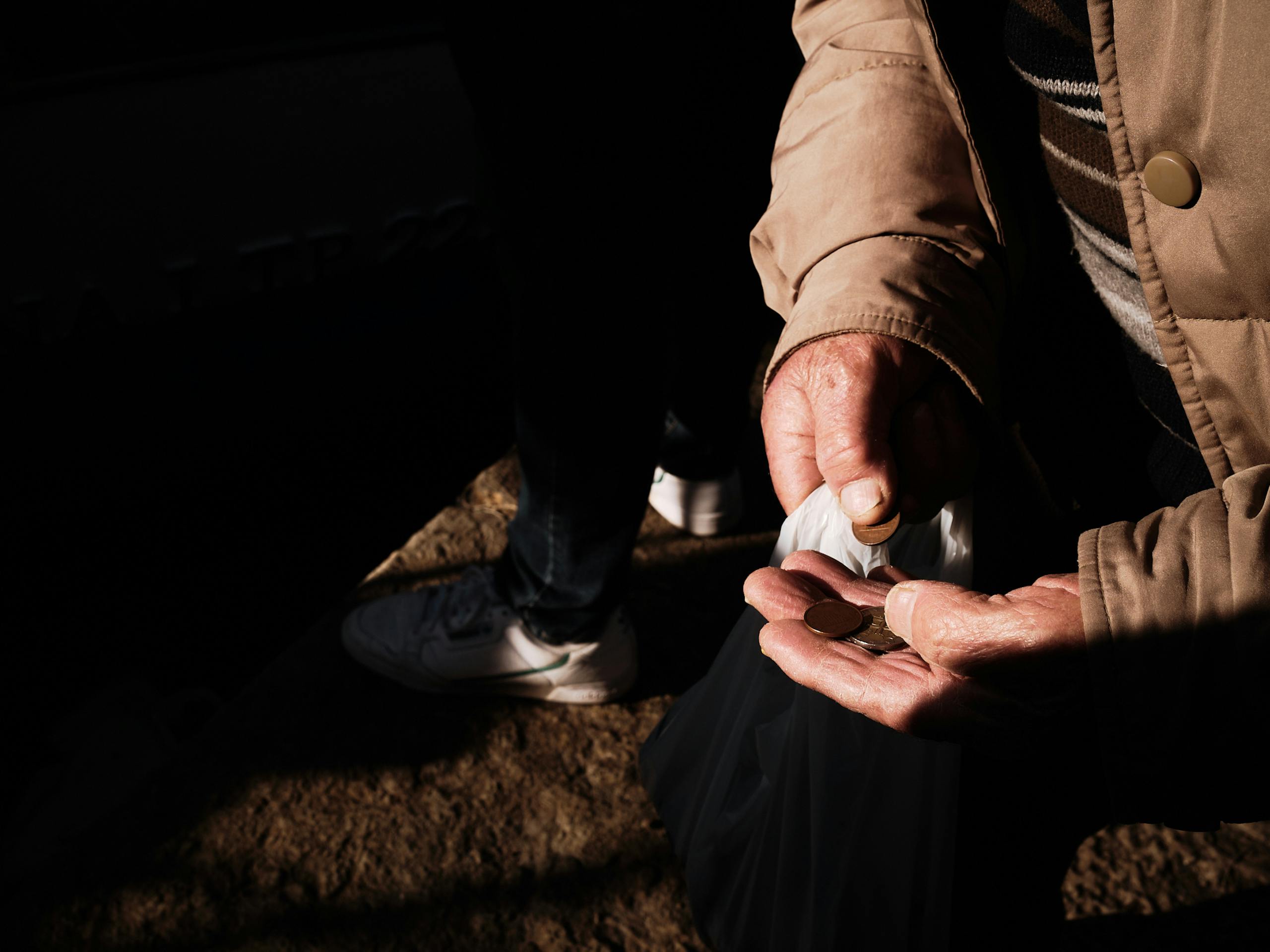 Trapani fish market Sicily. January 2022