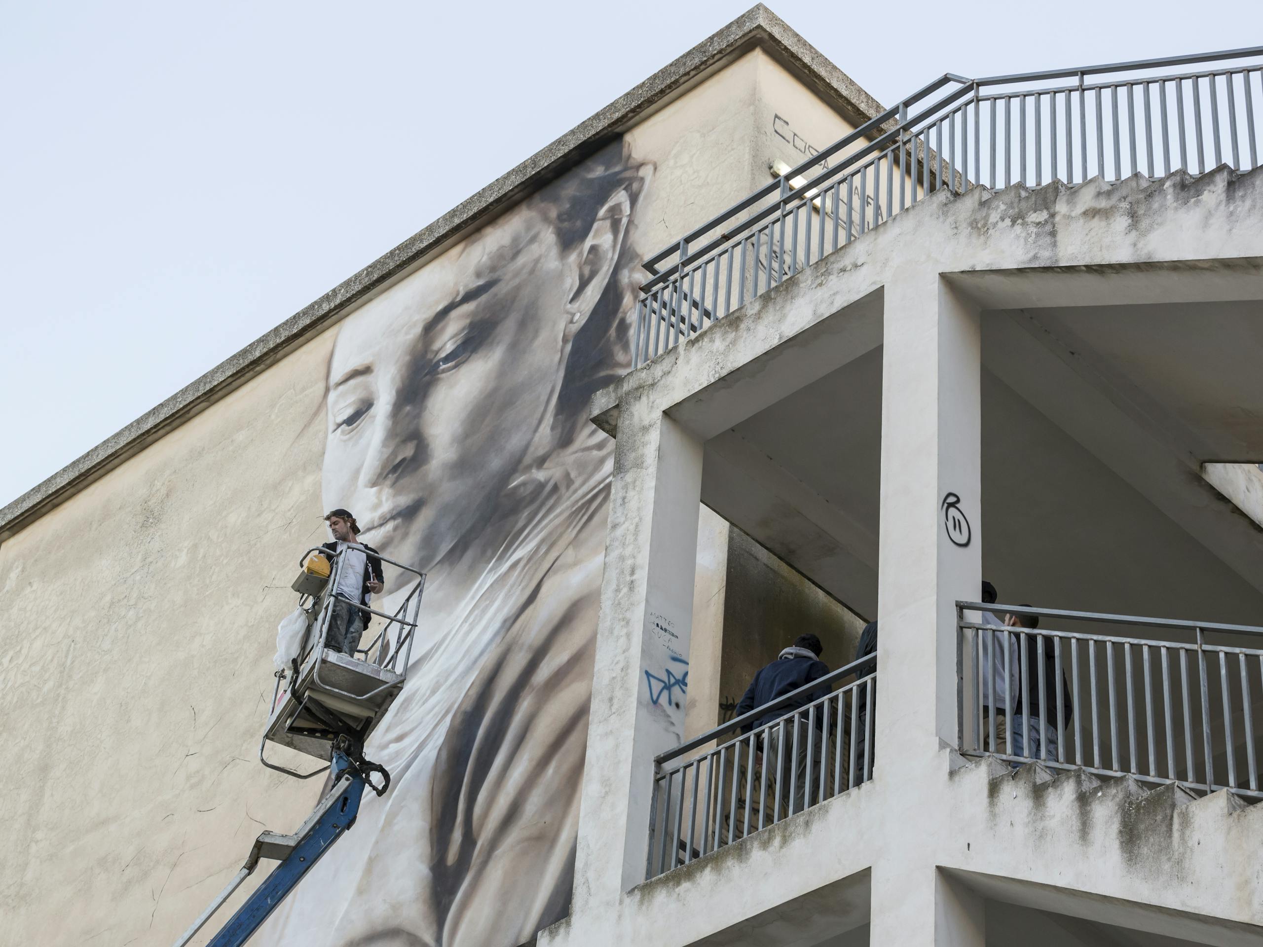 Work in progress at the Marsala. Ragusa, Sicily, Italy. October 2017 Photograph: Marcello Bocchieri