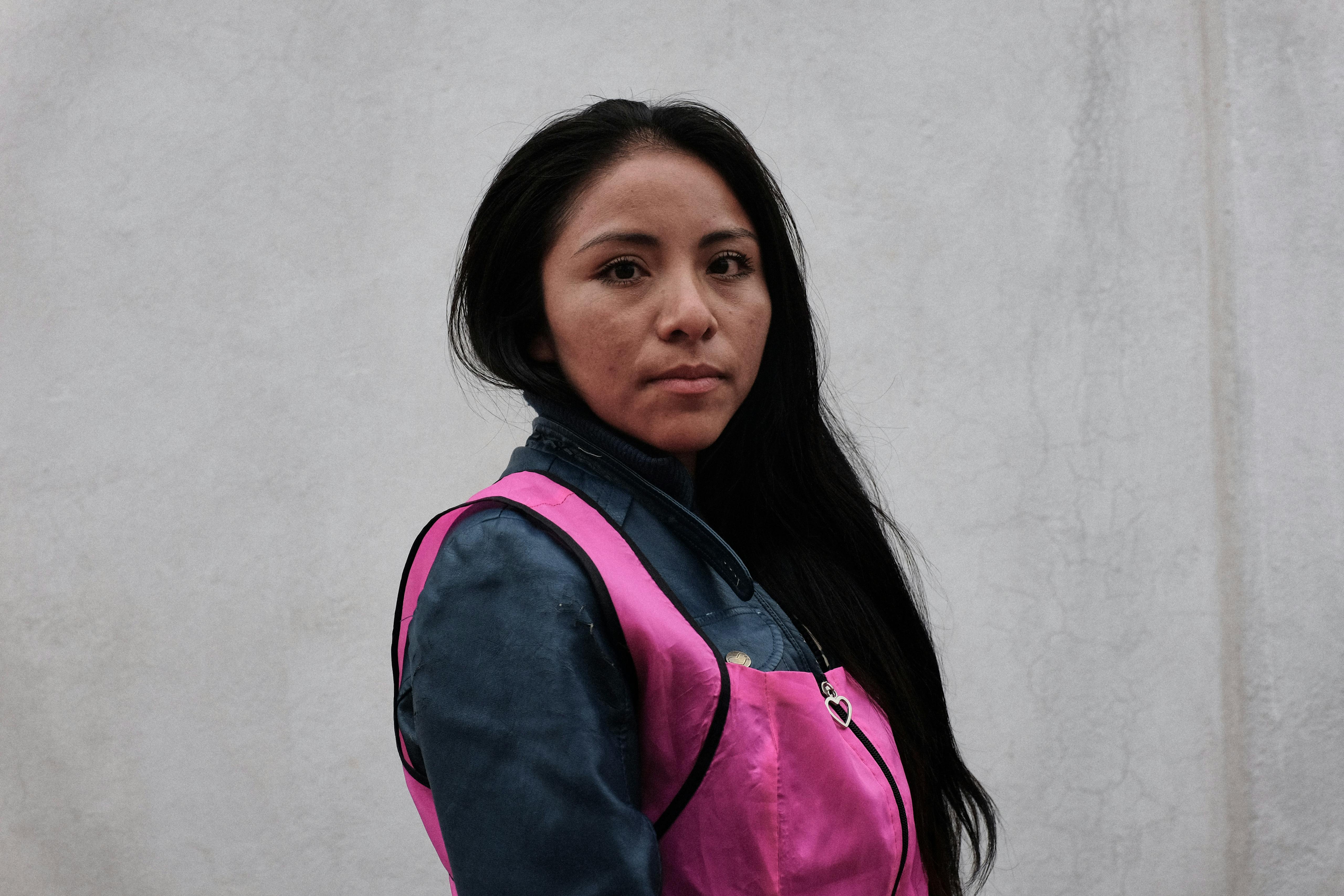 Portraits at the Instituto De La Mujer, Ecatepec, Estado de México, Mexico. July 2016 Photograph: Guido van Helten
