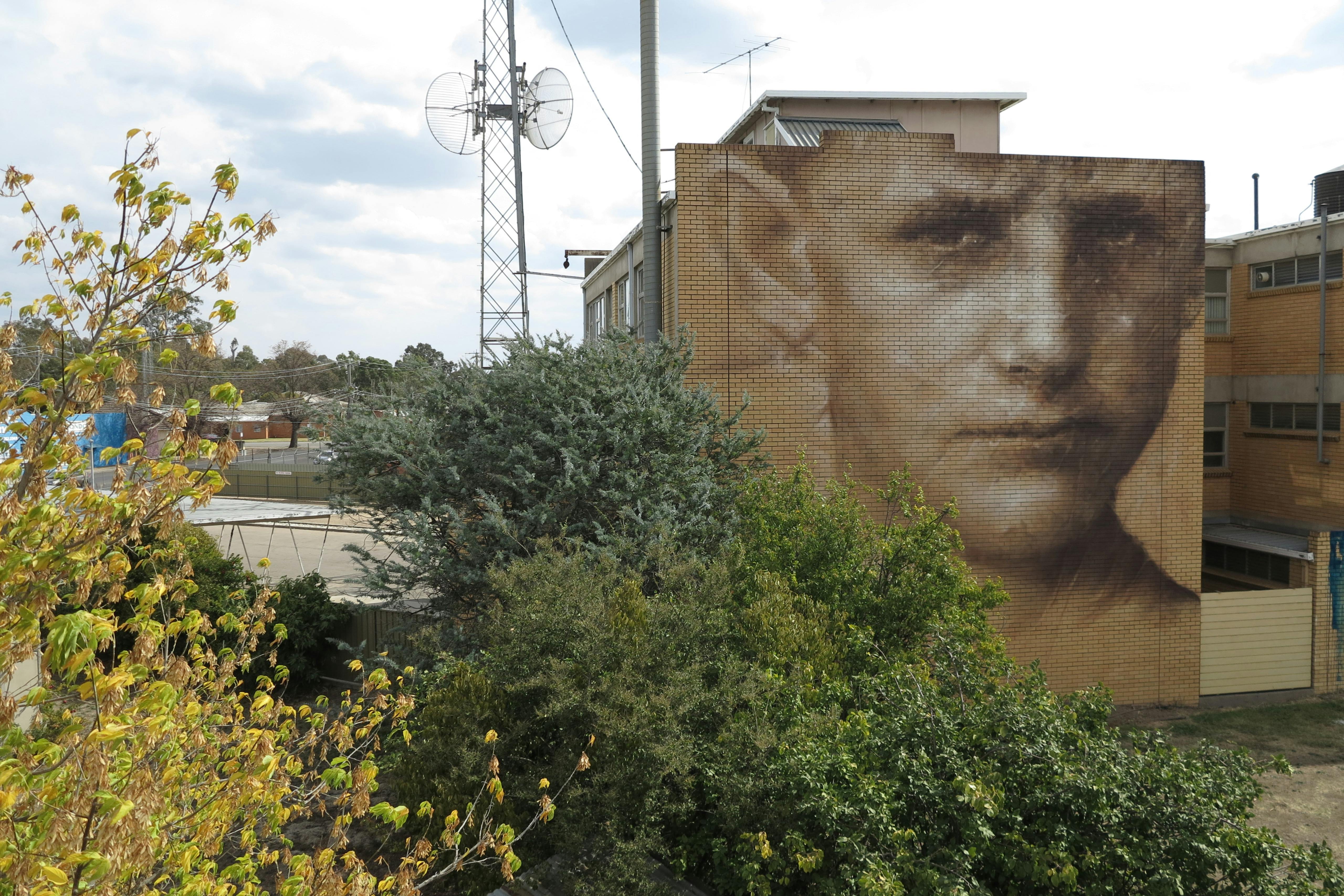 Wall to Wall Benalla, Victoria, Australia. March 2015 Photograph: Guido van Helten