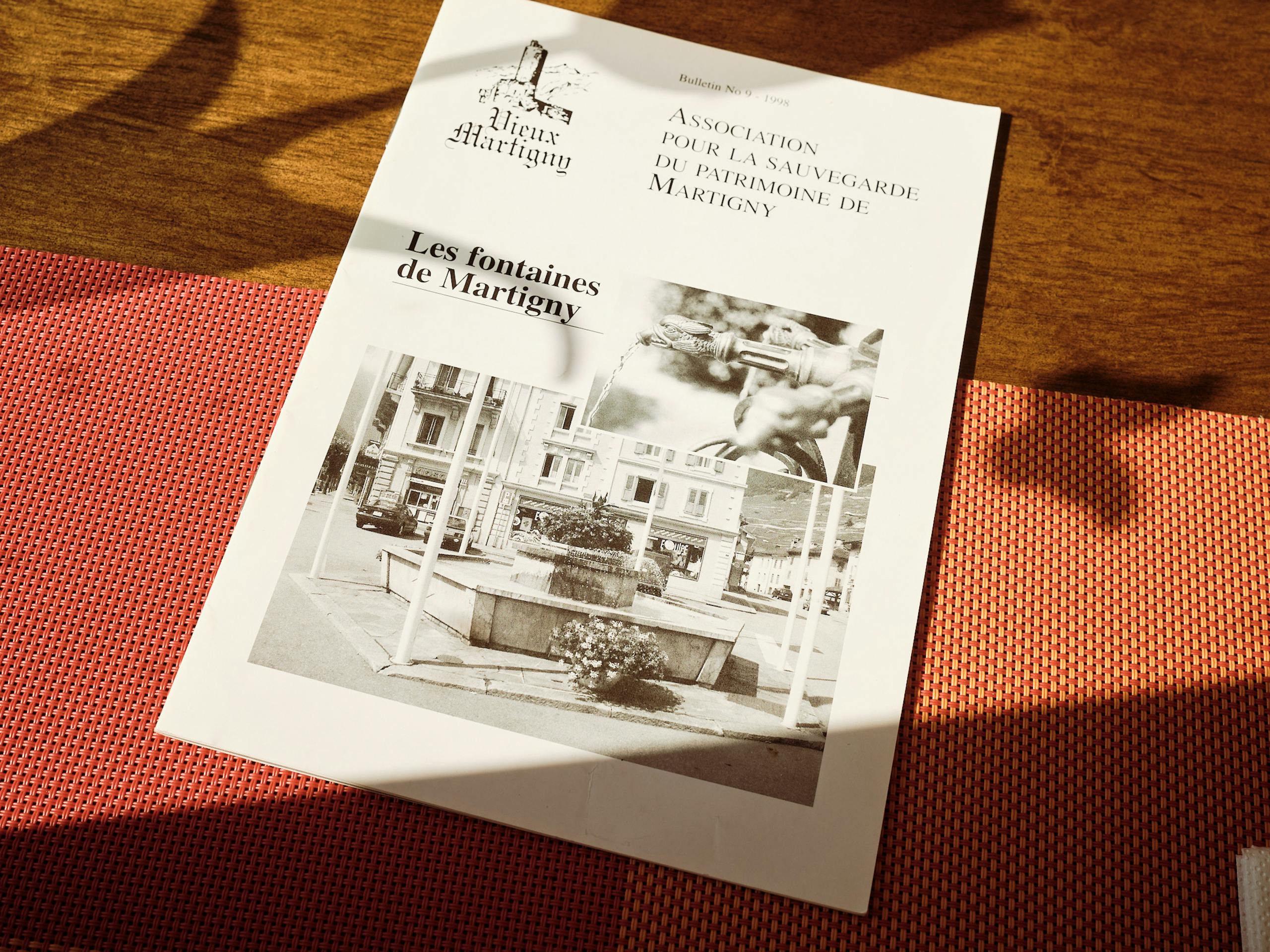 Les fontaines de Martigny, Switzerland. October 2021