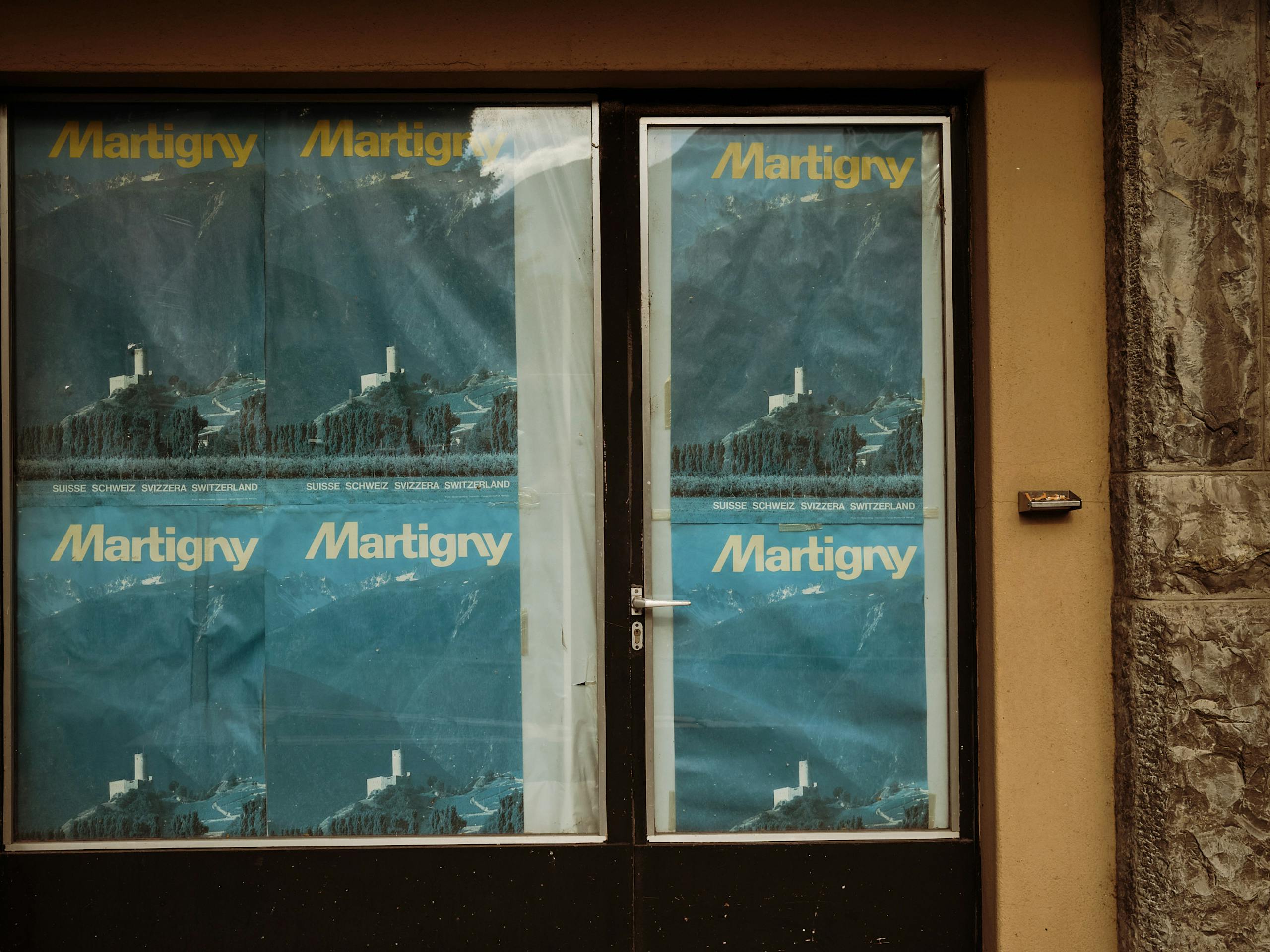 Colour studies of the Valais region - Martigny, Canton of Valais, Switzerland. October 2021