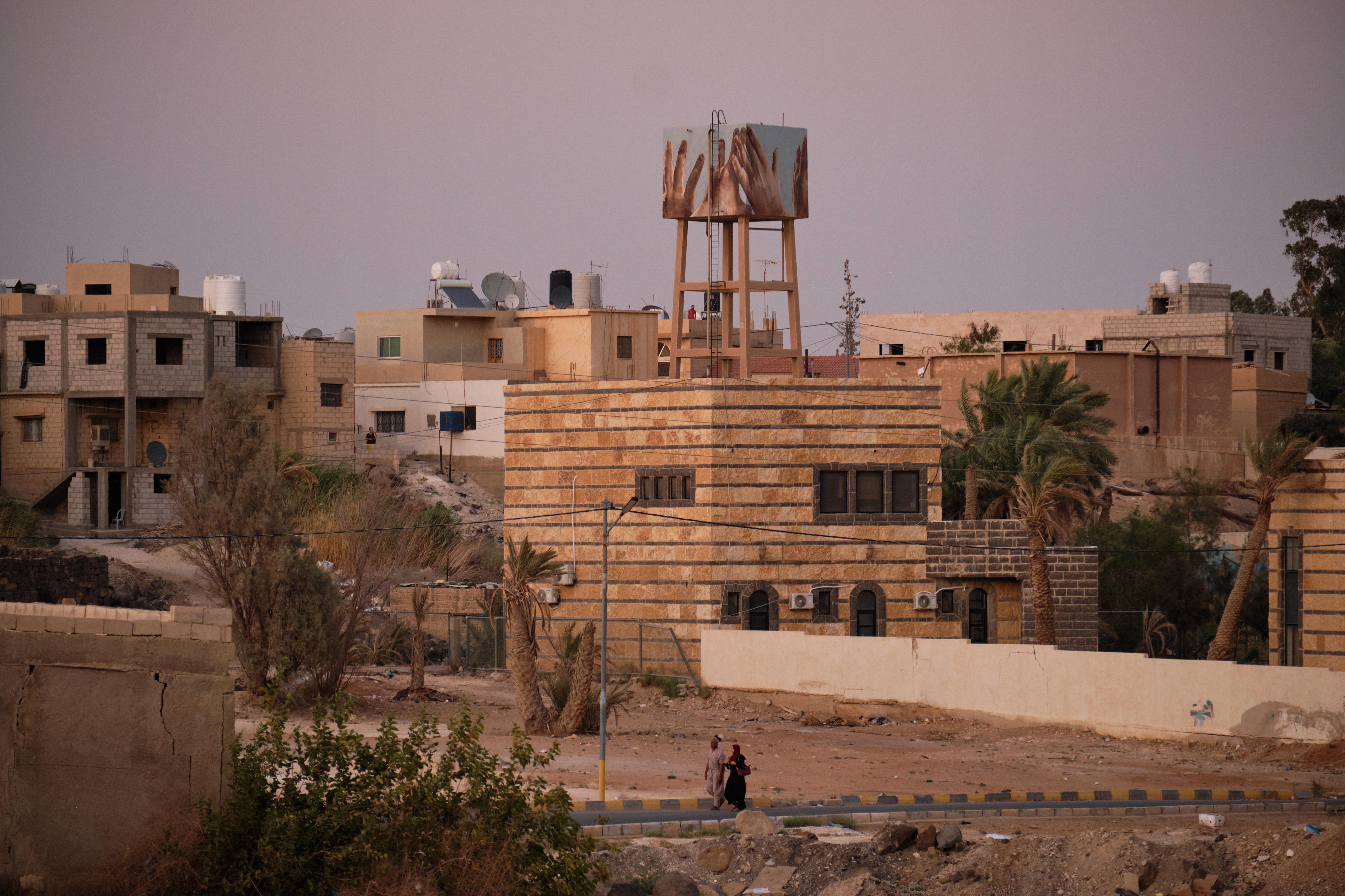 Hold Water I, Azraq, Jordan. August 2019 Photograph: Guido van Helten