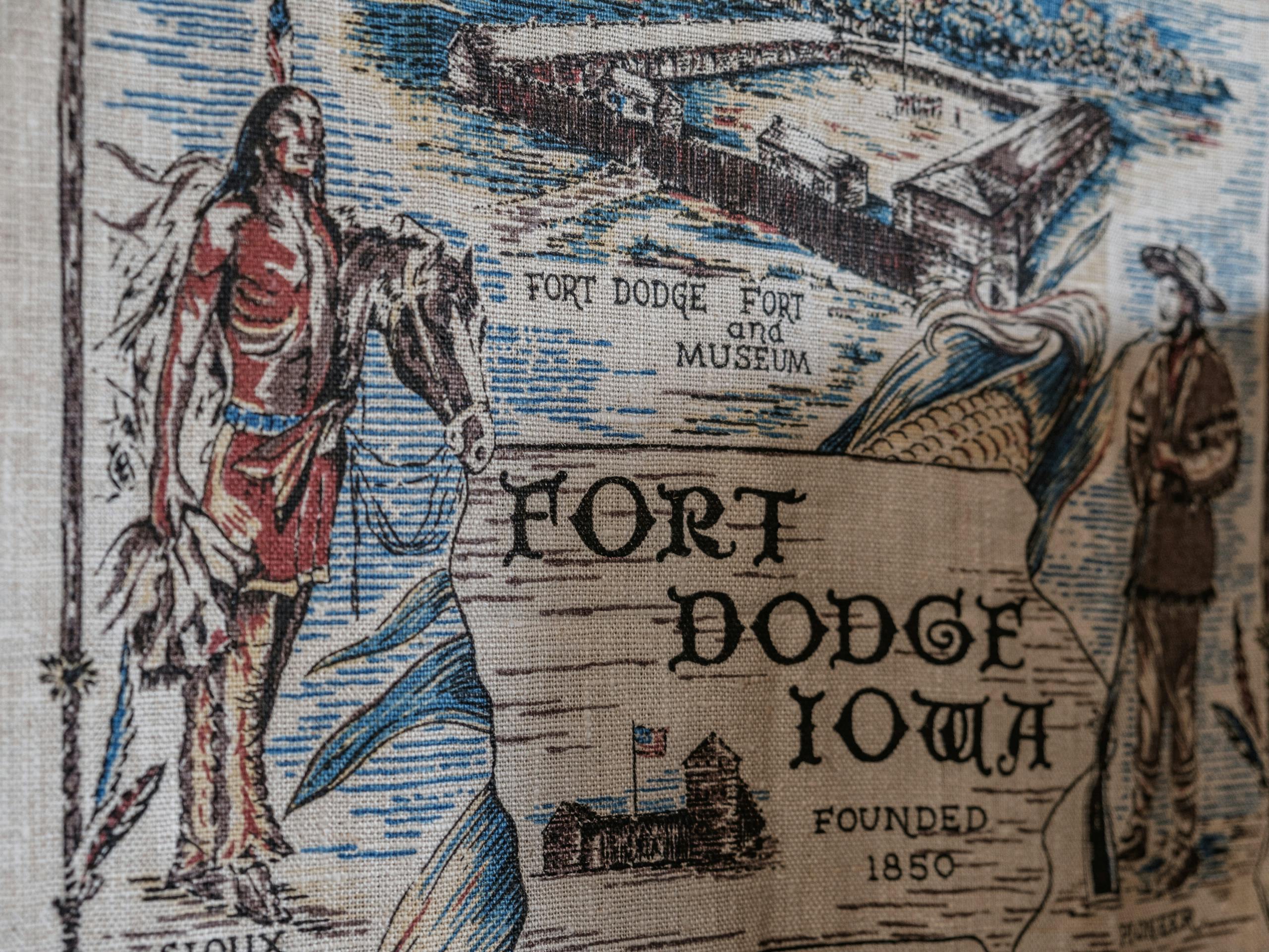 Memorabilia at the Fort Museum, Fort Dodge, Iowa, USA. September 2018 Photograph: Guido van Helten
