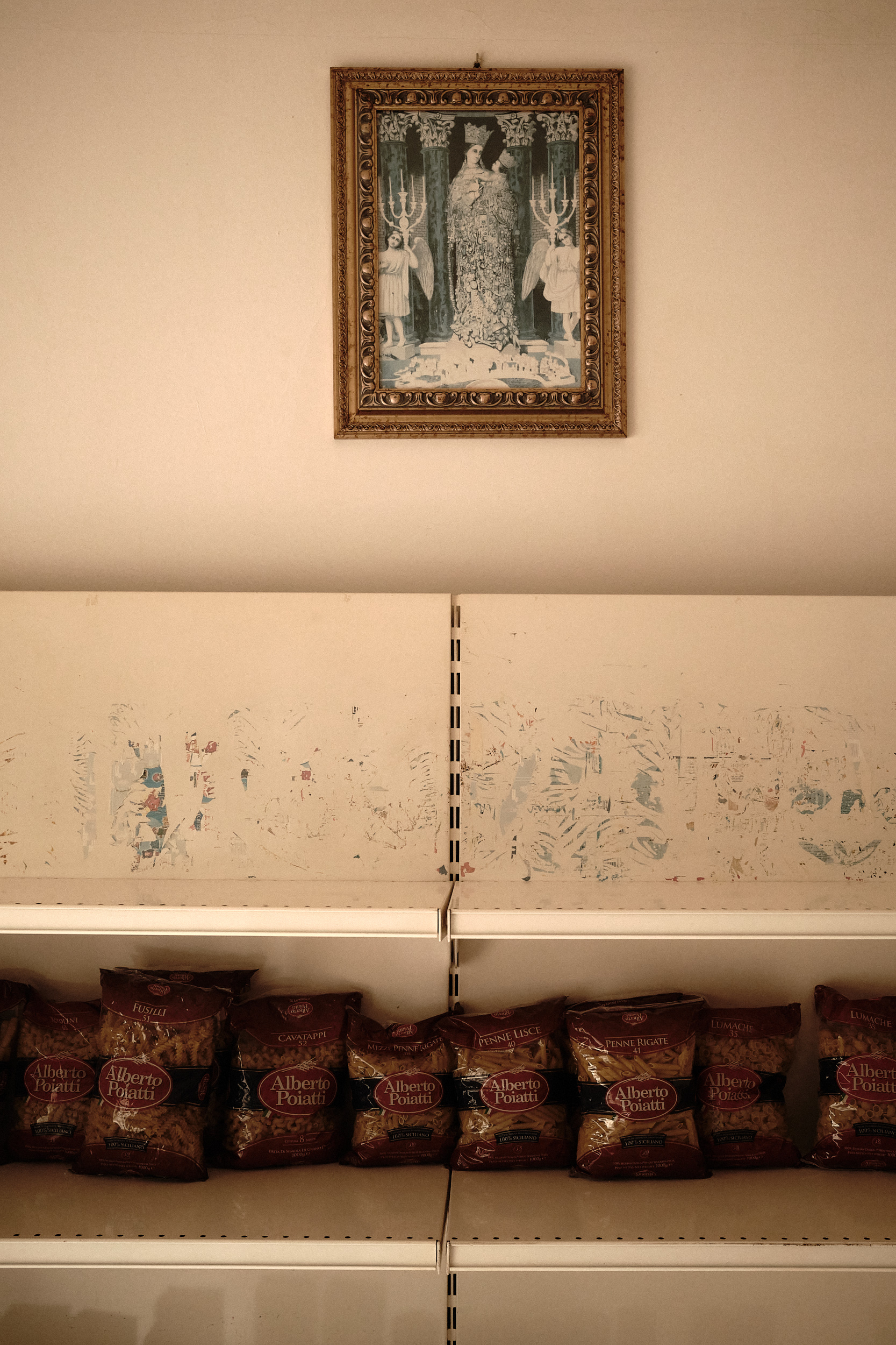 Panificio Rizzo at the Istituto Case Popolari, Milo Nuovo district, Trapani-Milo, Sicily. December 2021