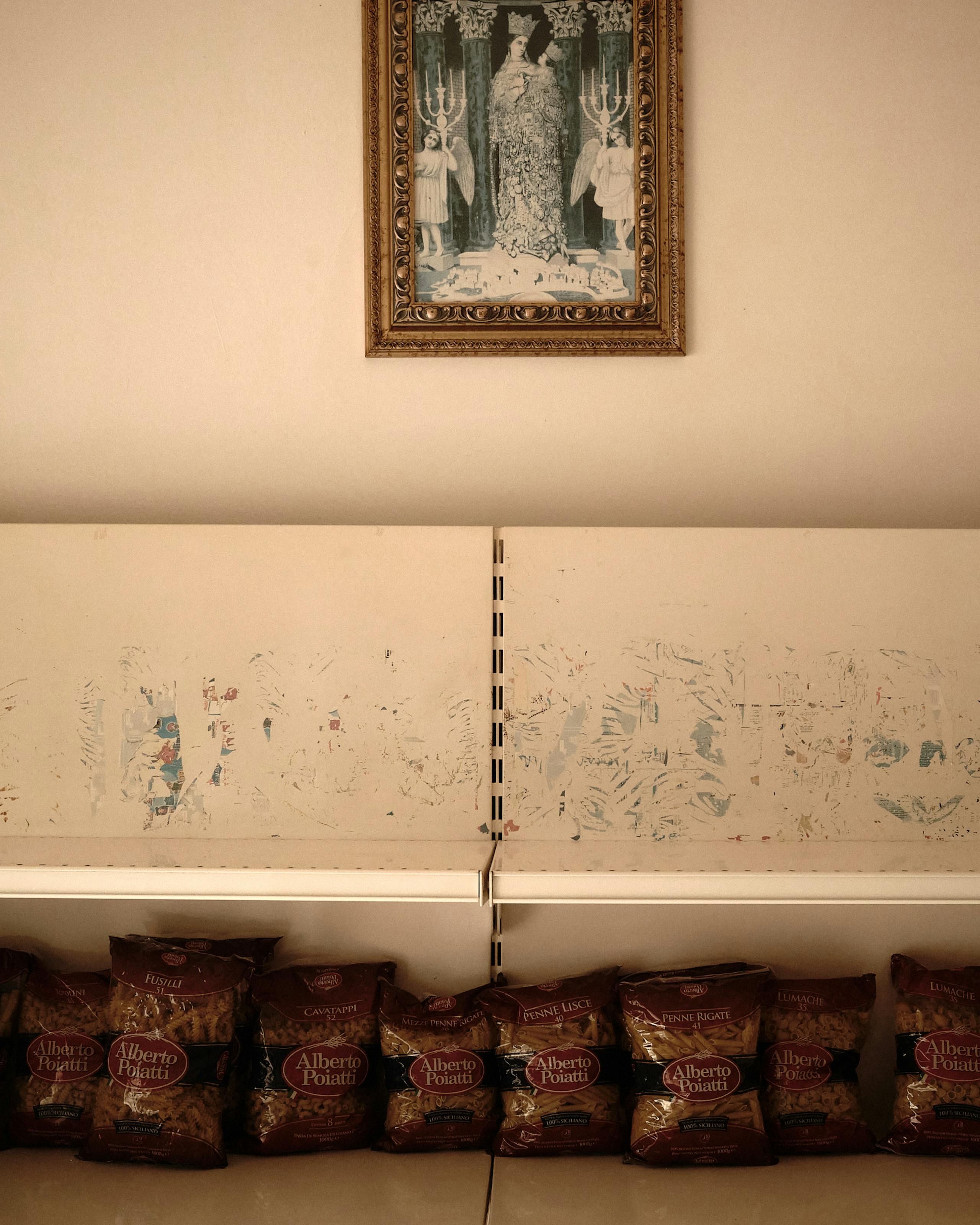 Panificio Rizzo at the Istituto Case Popolari, Milo Nuovo district, Trapani-Milo, Sicily. December 2021