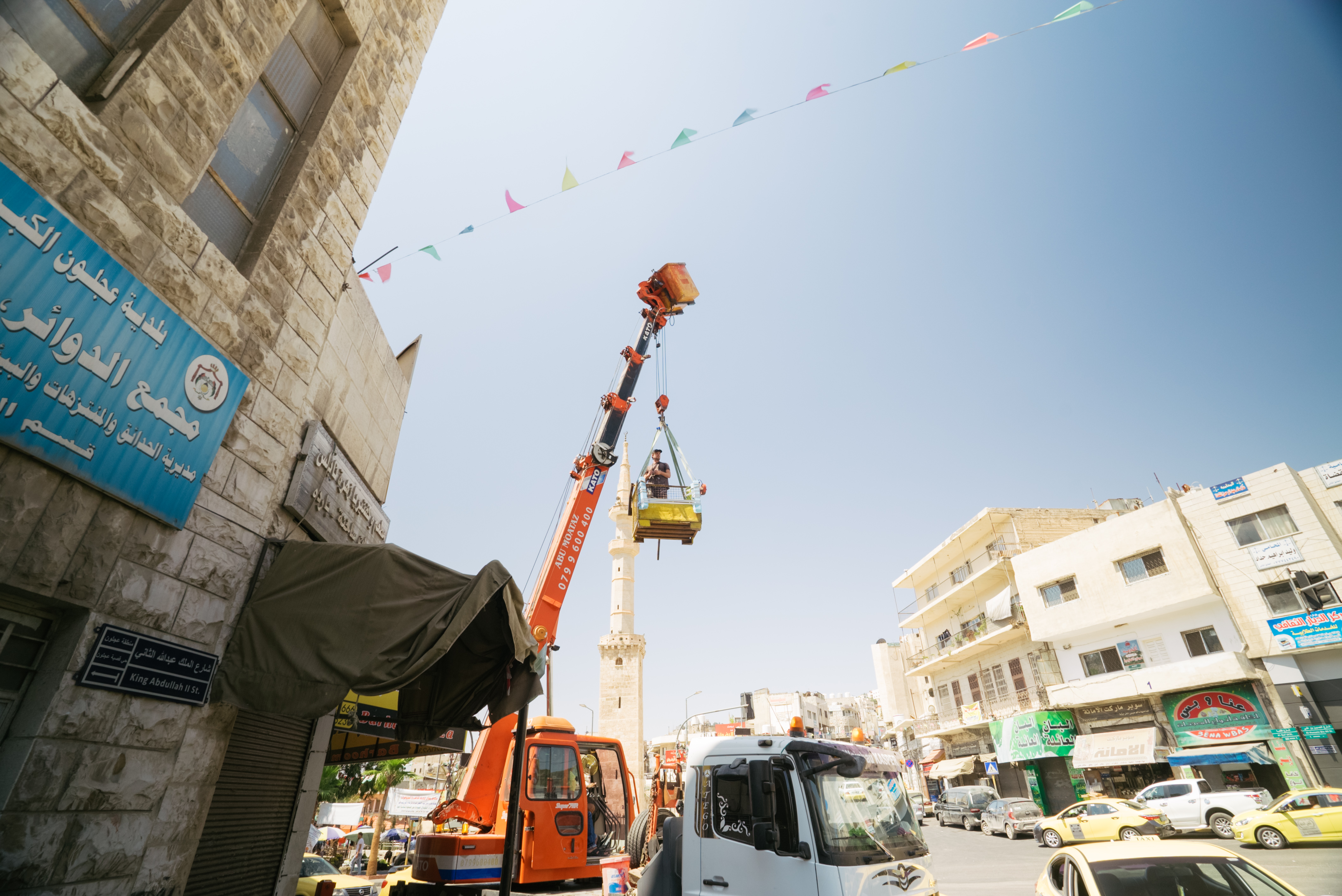 Work in progress, Ajloun, Jordan. August 2019 Photograph: Emad Rashidi