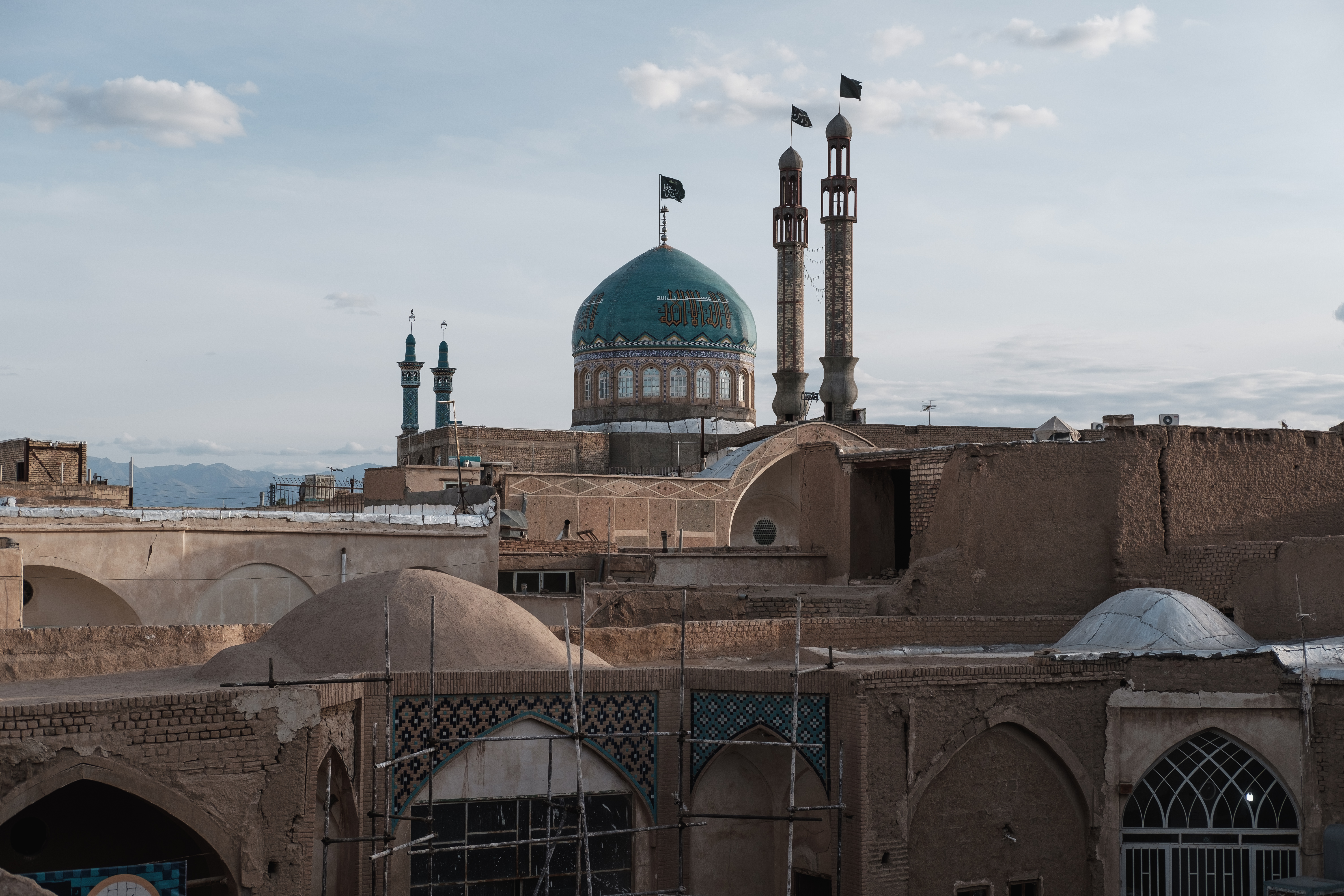Skyline of Kashan Iran. November 2018 Photograph: Guido van Helten