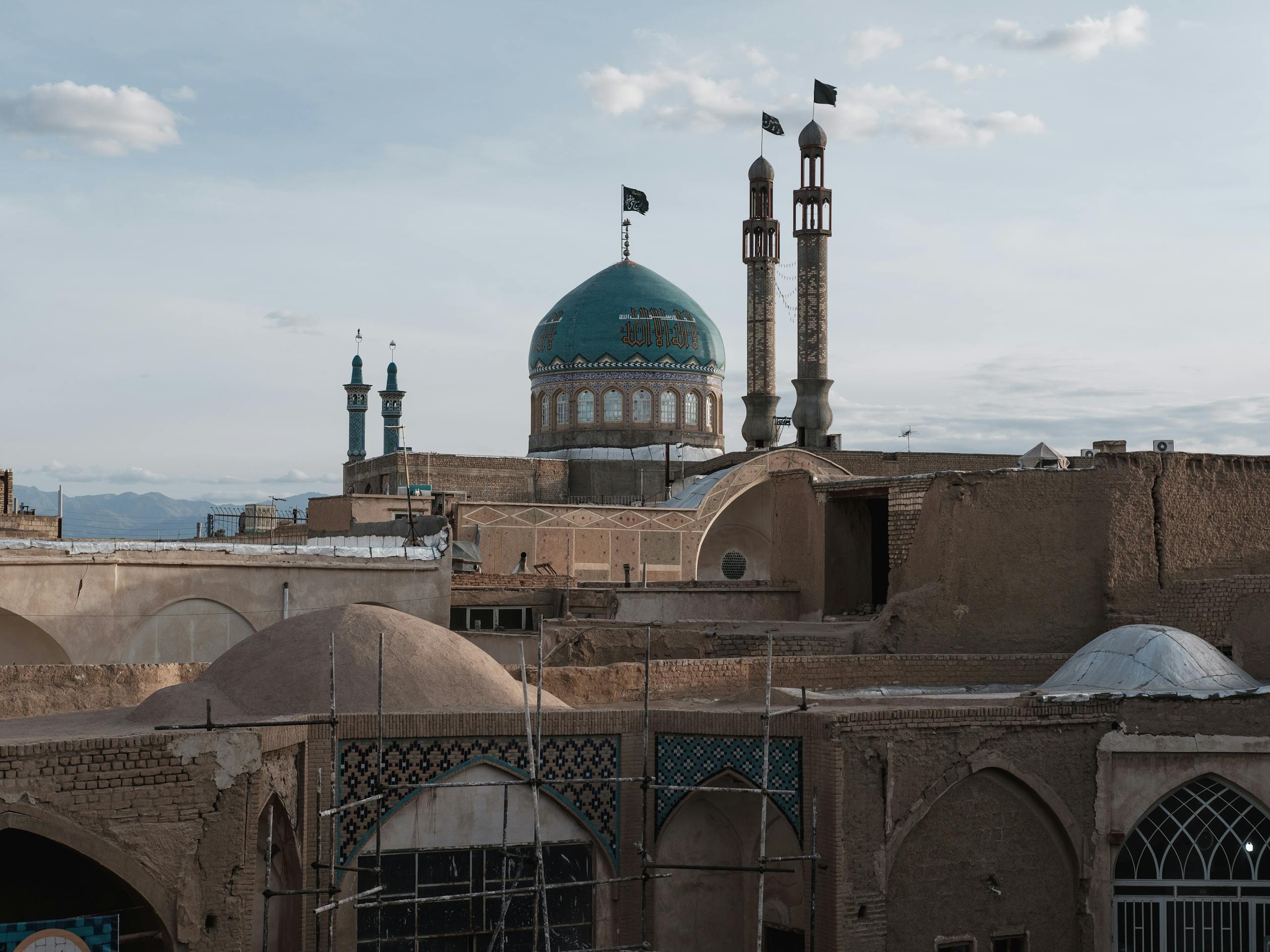 Skyline of Kashan Iran. November 2018 Photograph: Guido van Helten