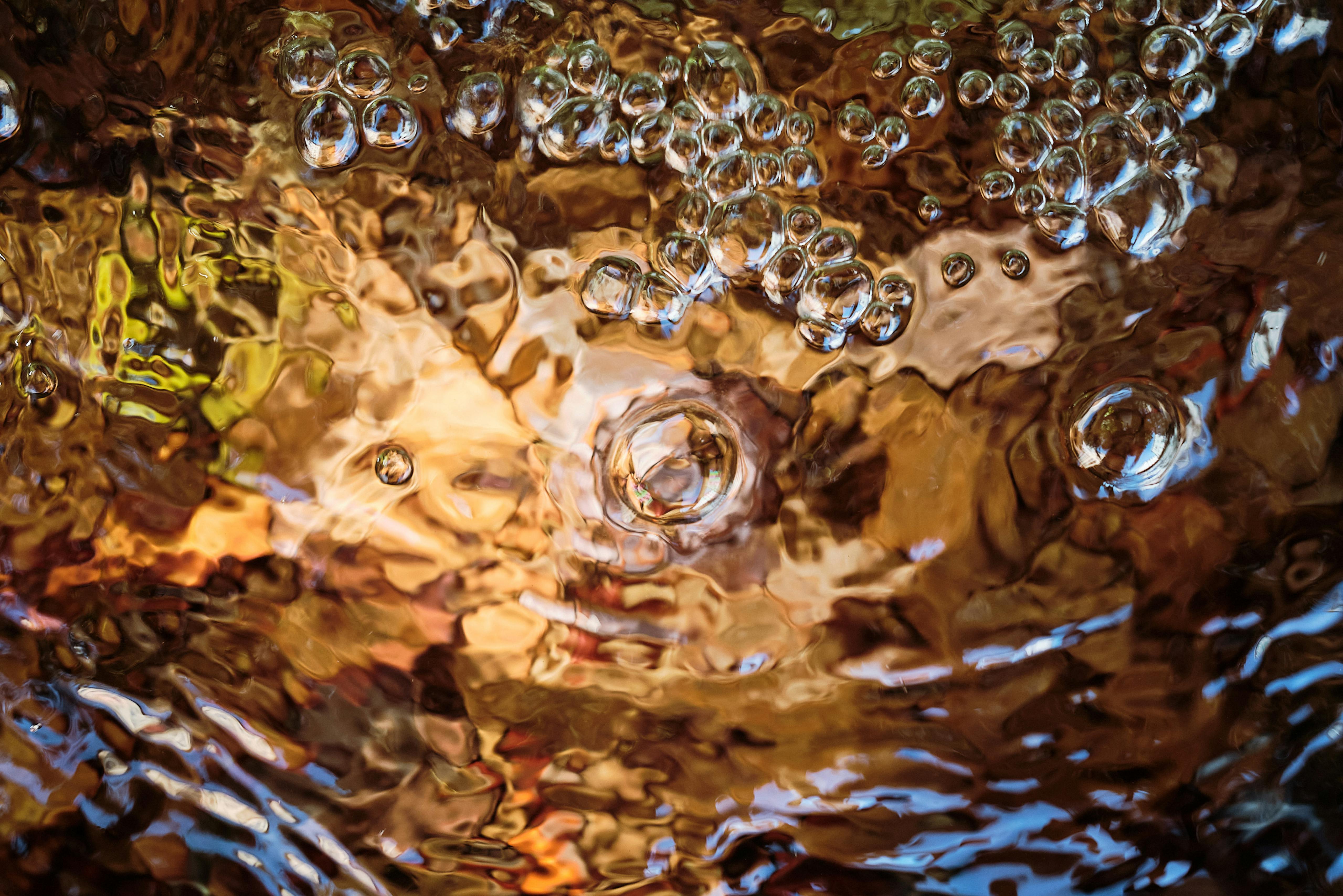 Colour studies - Fountains of Martigny, Switzerland. October 2021
