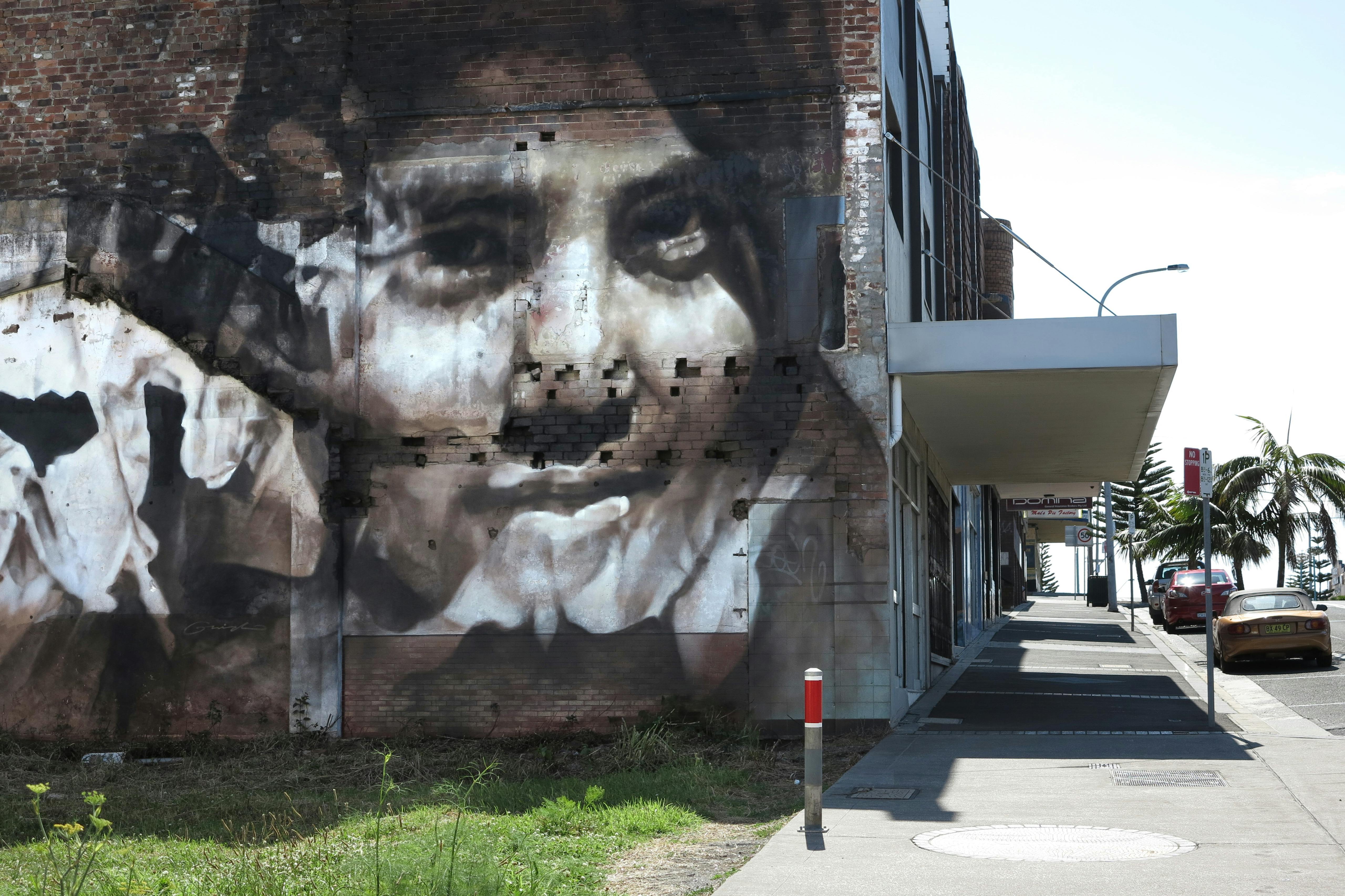 New Australiana II (wattle), Port Kembla, NSW Australia. September 2015 Photograph: Guido van Helten