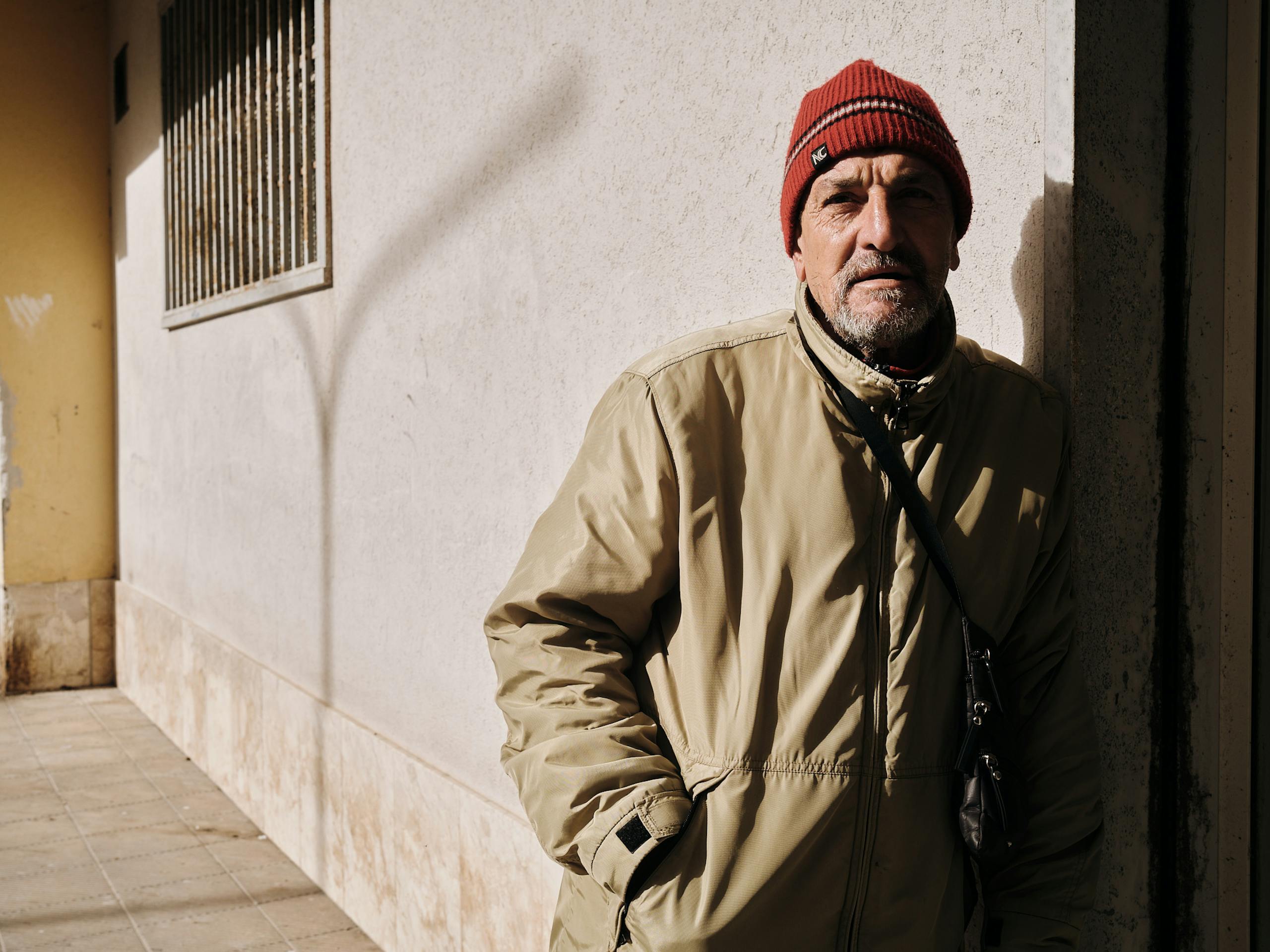 Residents at Panificio Rizzo at (Institute of Public Housing ICP) at Trapani-Milo, Milo Nuovo district, Sicily. December 2021