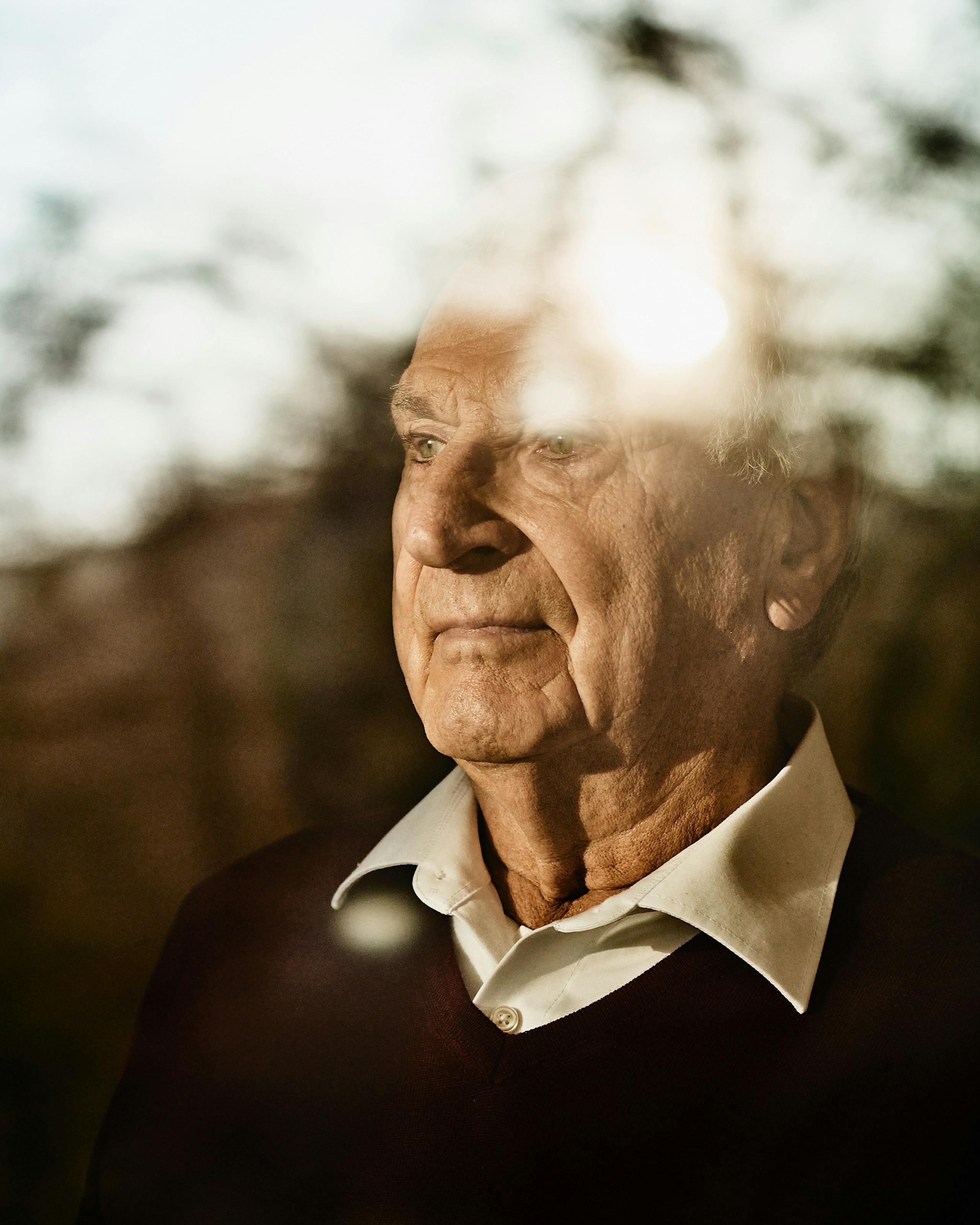 Herbert Mohr-Maher photographed in his home, Baden-Baden, Germany, February 2023