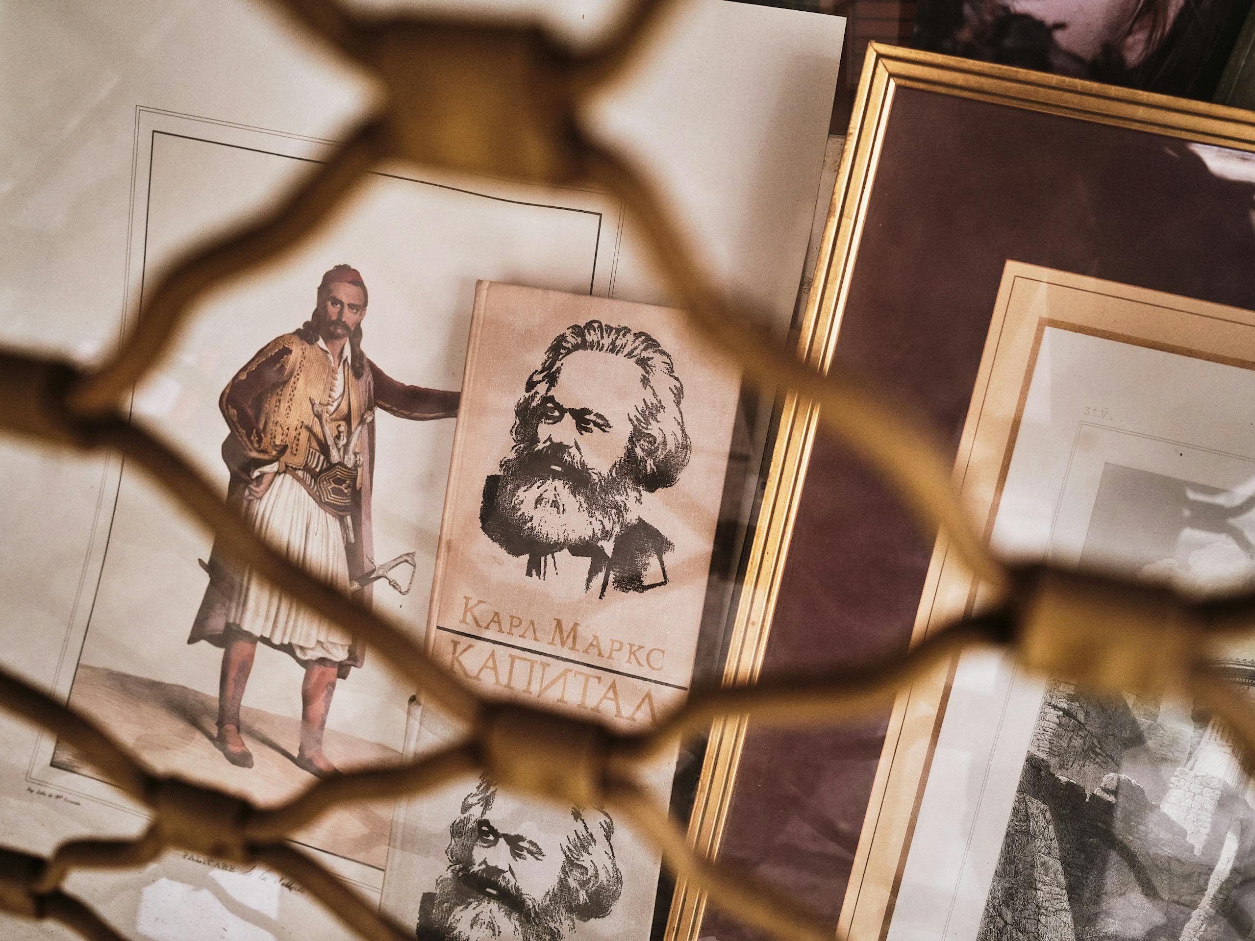 Bookshops in Exarcheia, Athens, Greece. November 2021