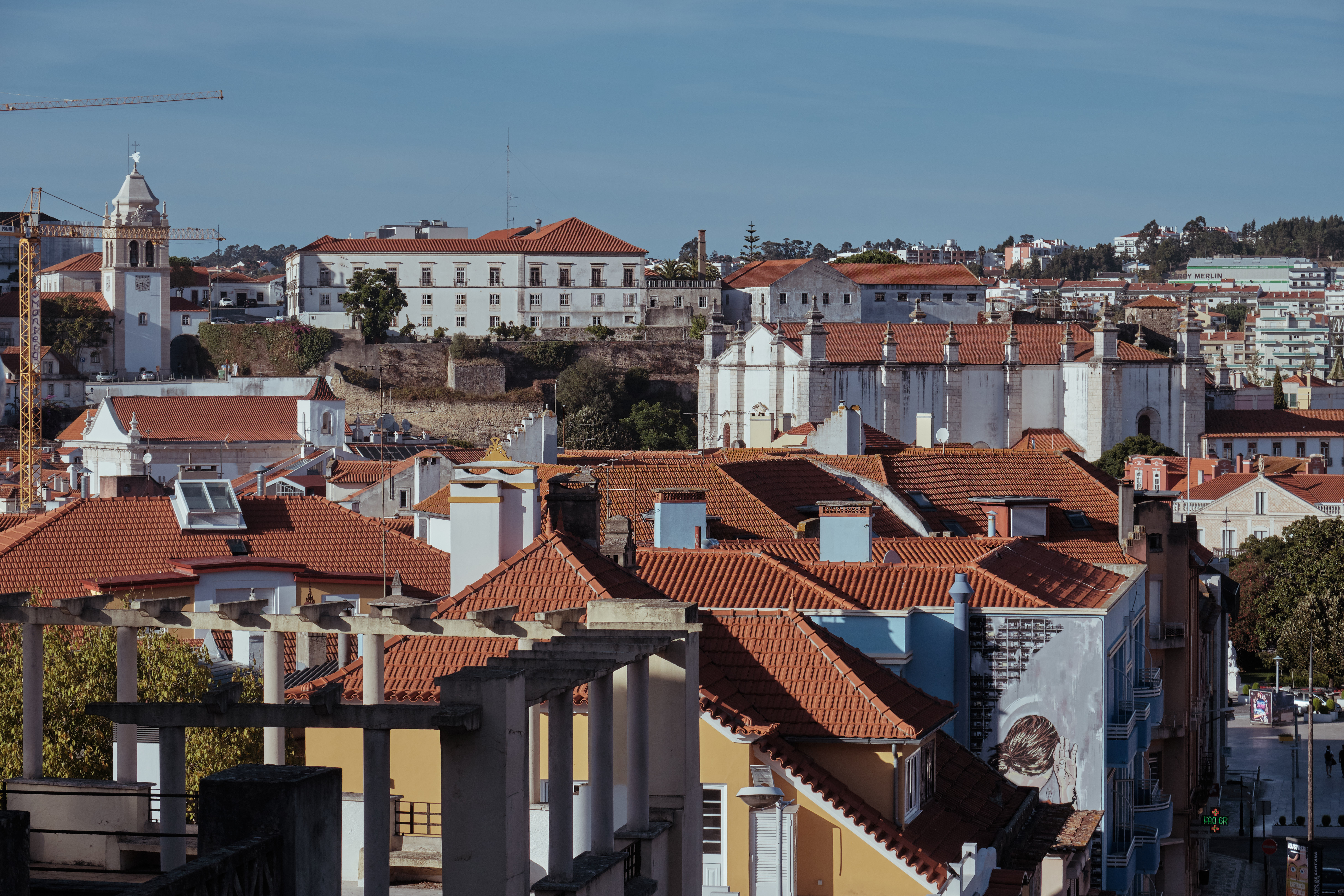 Skyline. Leiria, Portugal. September 2019 Photographs: Guido van Helten