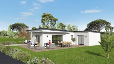 Maison plain pied contemporaine: MC16
