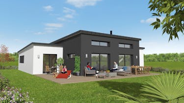 Maison plain pied contemporaine: MC18