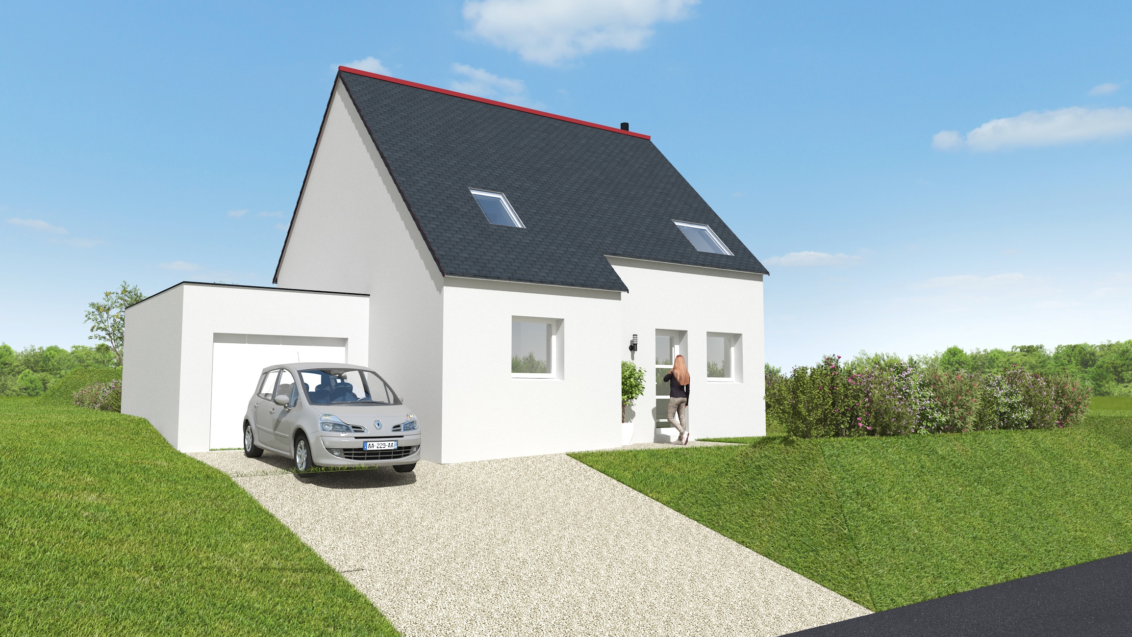 Maison à étage traditionnel: MT04