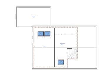 Vue en plan de l'étage