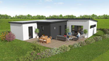 Maison plain pied contemporaine: MC25