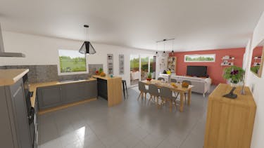 Maison plain pied contemporaine: MC28