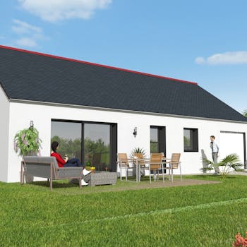 Maison plain pied traditionnelle: MT26