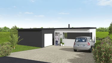 Maison plain pied contemporaine: MC21