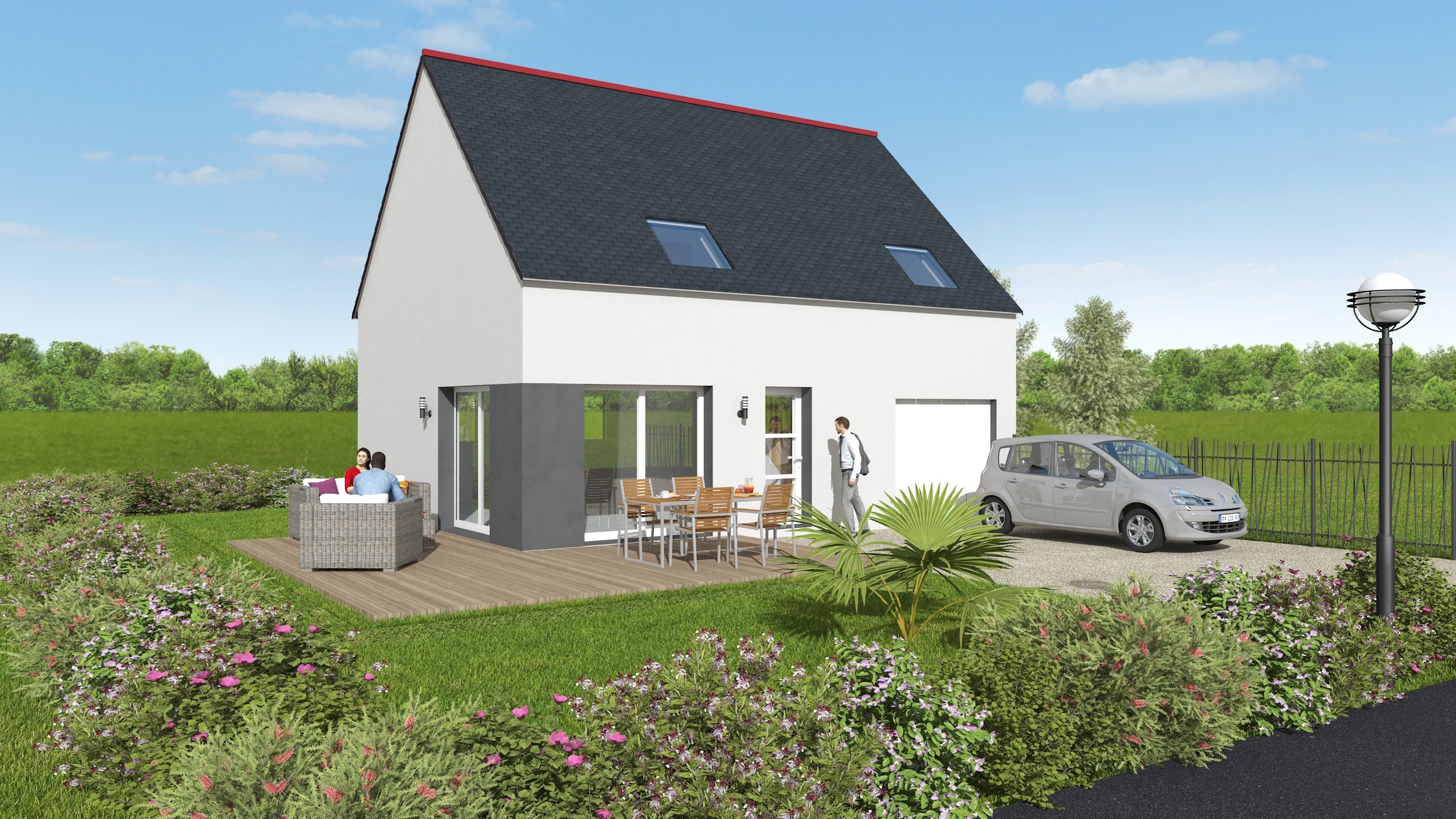 Maison à étage traditionnel: MT03