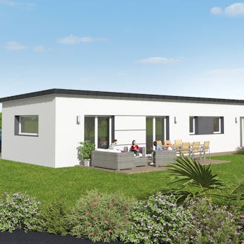 Maison plain pied contemporaine: MC13