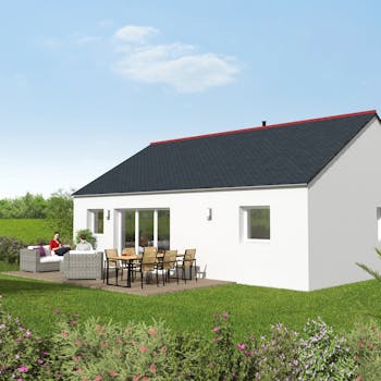 Maison plain pied traditionnelle: MT25
