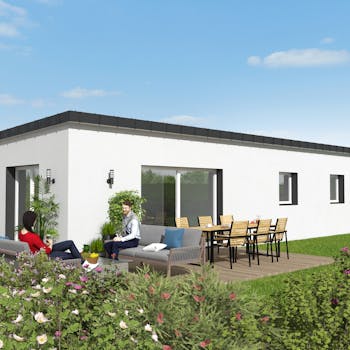 Maison plain pied contemporaine: MC22
